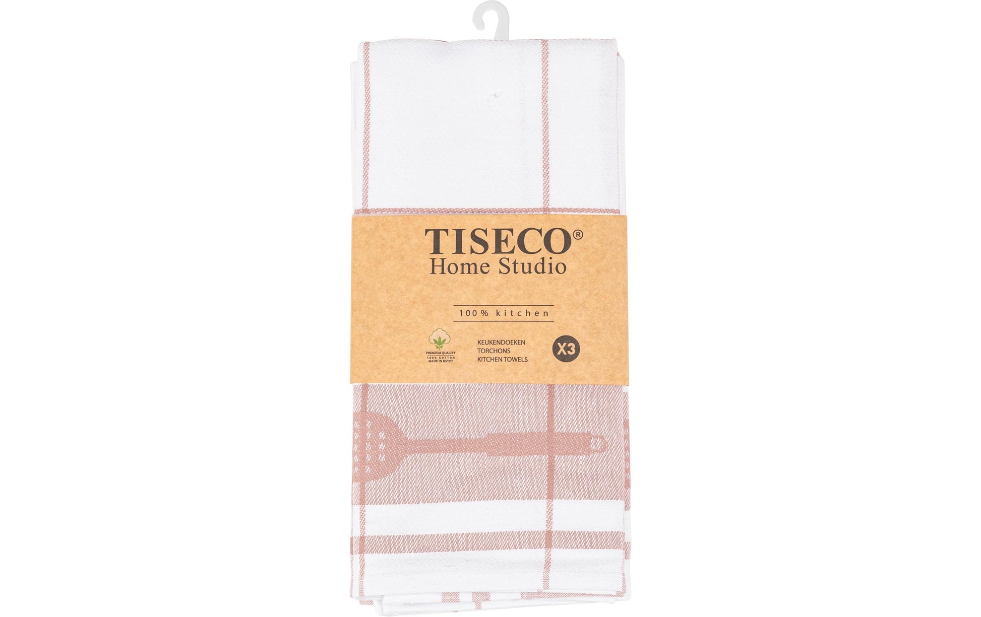 Tiseco Pharao – Geschirrtücher 3er-Set, 50 × 70 cm, Baumwolle