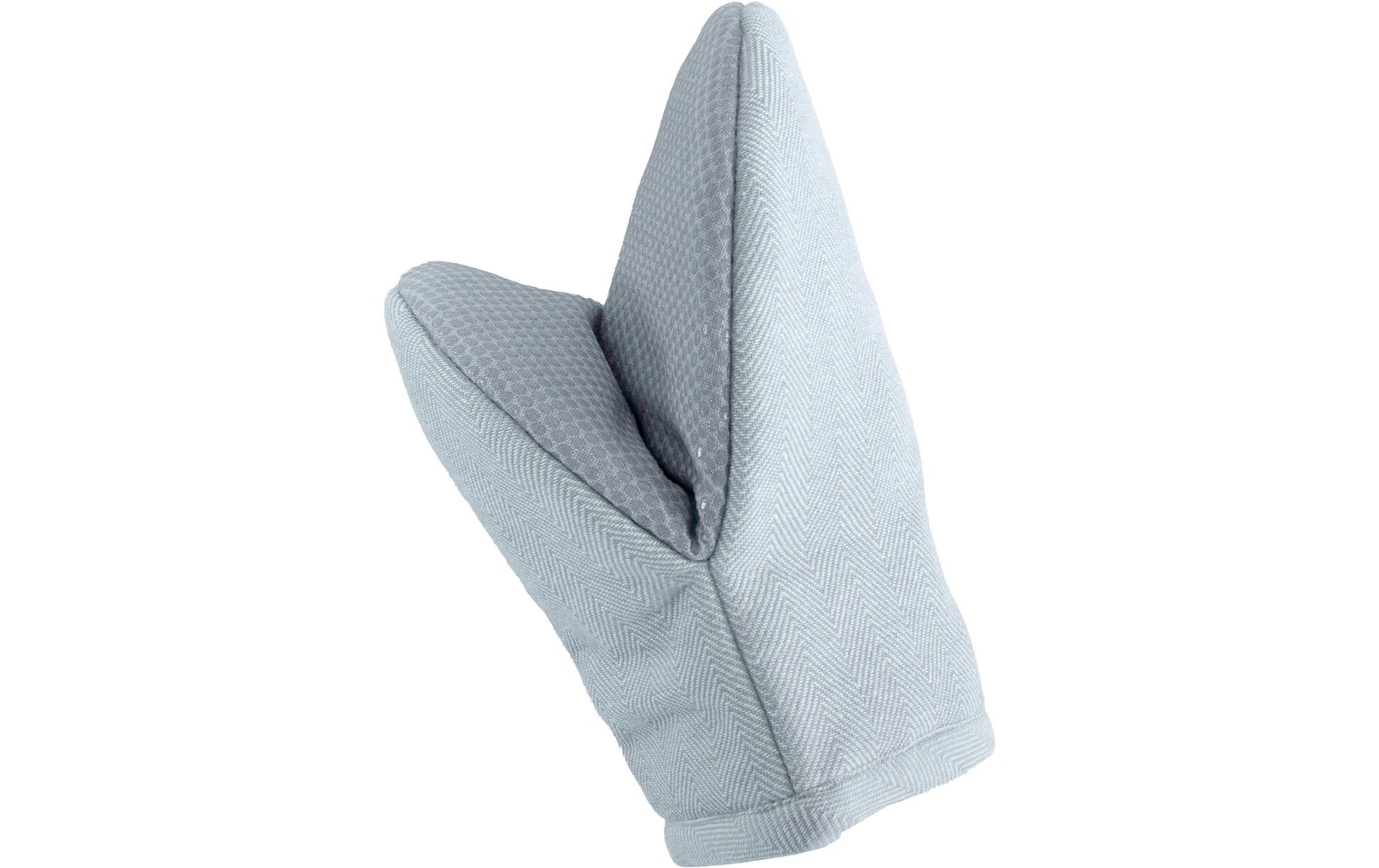 Tiseco RUGA – Ofenhandschuh 14 × 20 cm, Baumwolle, rutschfest, 2 Stk., Hellblau