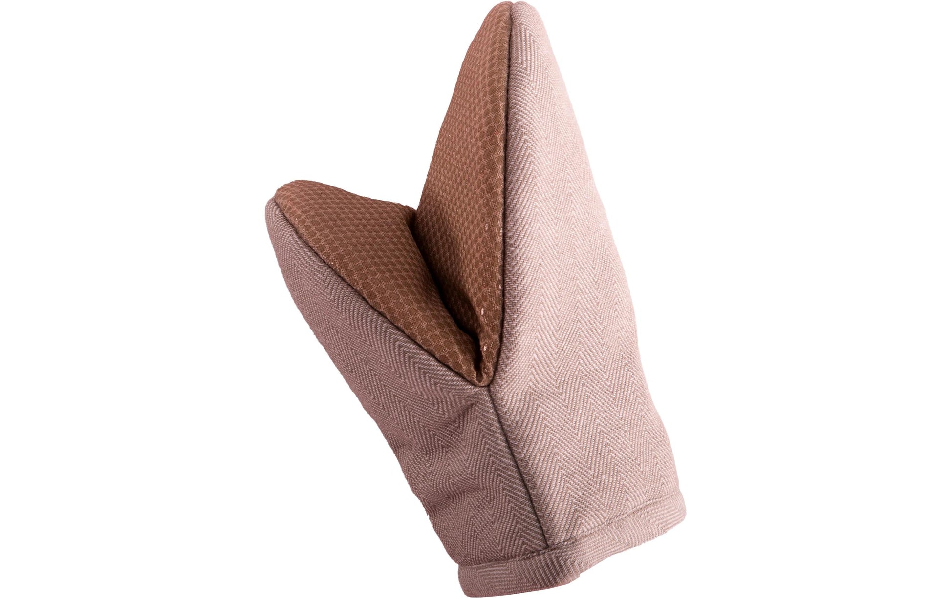 Tiseco Ofenhandschuhe 14 × 20 cm, Baumwolle, Altrosa, 2 Stk., Rutschfest