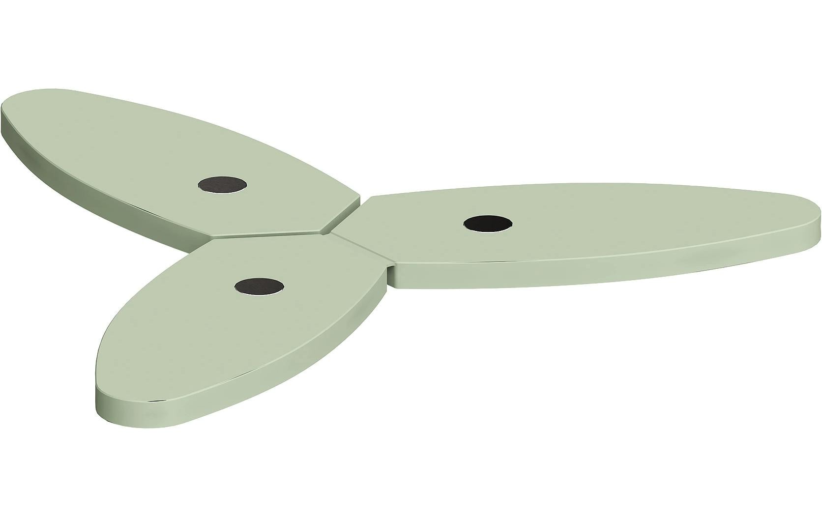 BergHOFF Leo – Teekannen-Untersatz Silikon, Ø 24 × H 0,7 cm, magnetisch, zusammenklappbar, grün