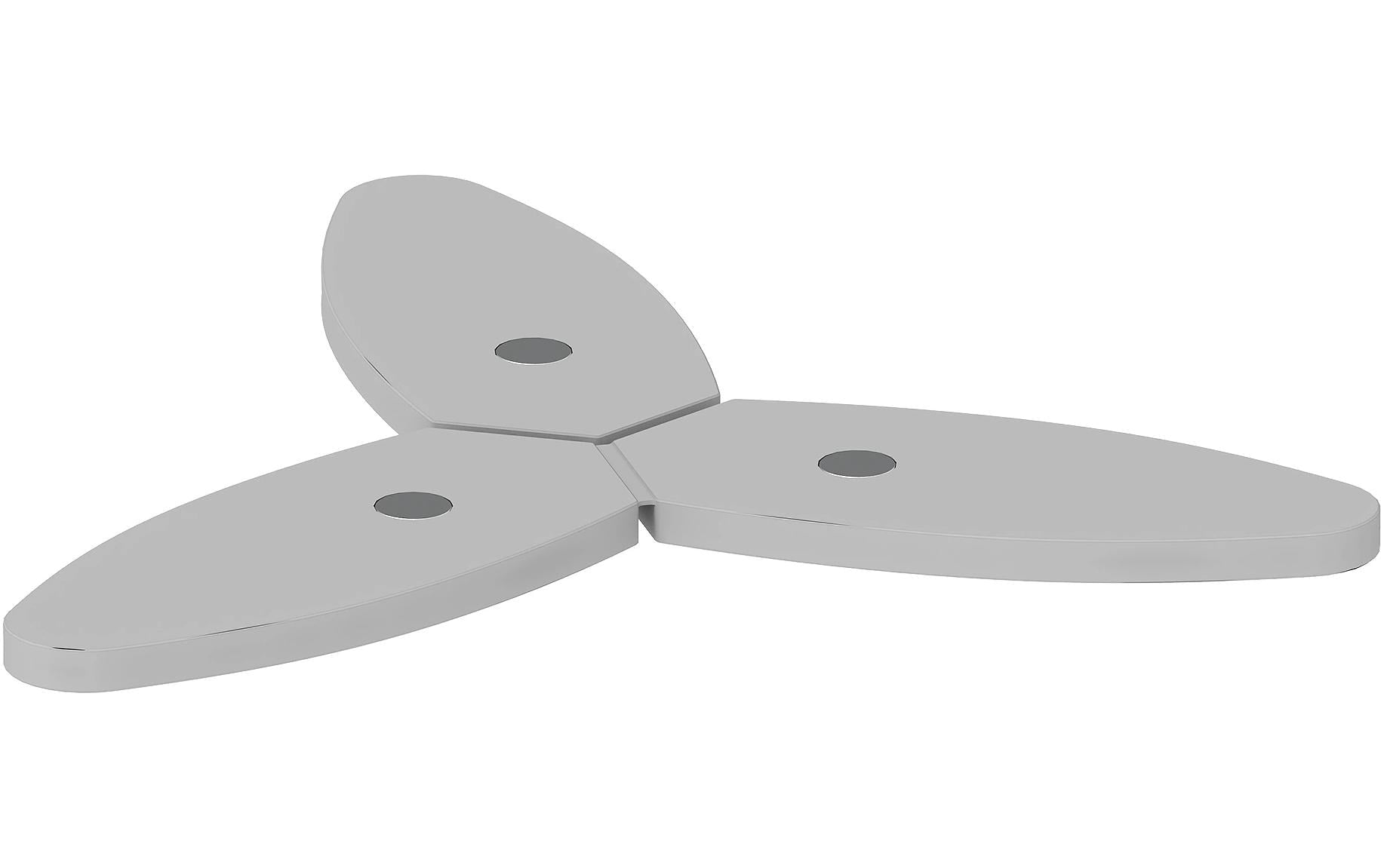BergHOFF Leo – Untersetzer Ø 24 × 0,7 cm, Silikon, Grau, Magnetisch, Zusammenklappbar