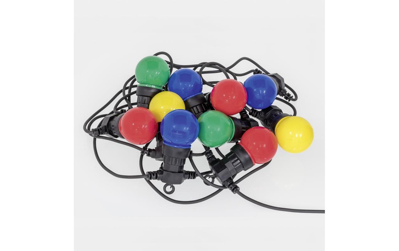 Steffen Lichterkette – 1,5 m, 300 lm, 3 W, Mehrfarbig, IP55, Netzbetrieb, Kunststoff