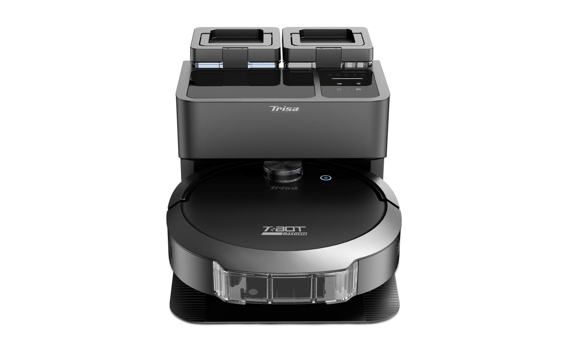 Trisa Electronics Trisa Roboterstaubsauger T-Bot Max 12000 – 1,5 l, Akkubetrieben, 36,4 × 35 × 11 cm, 11,2 kg
