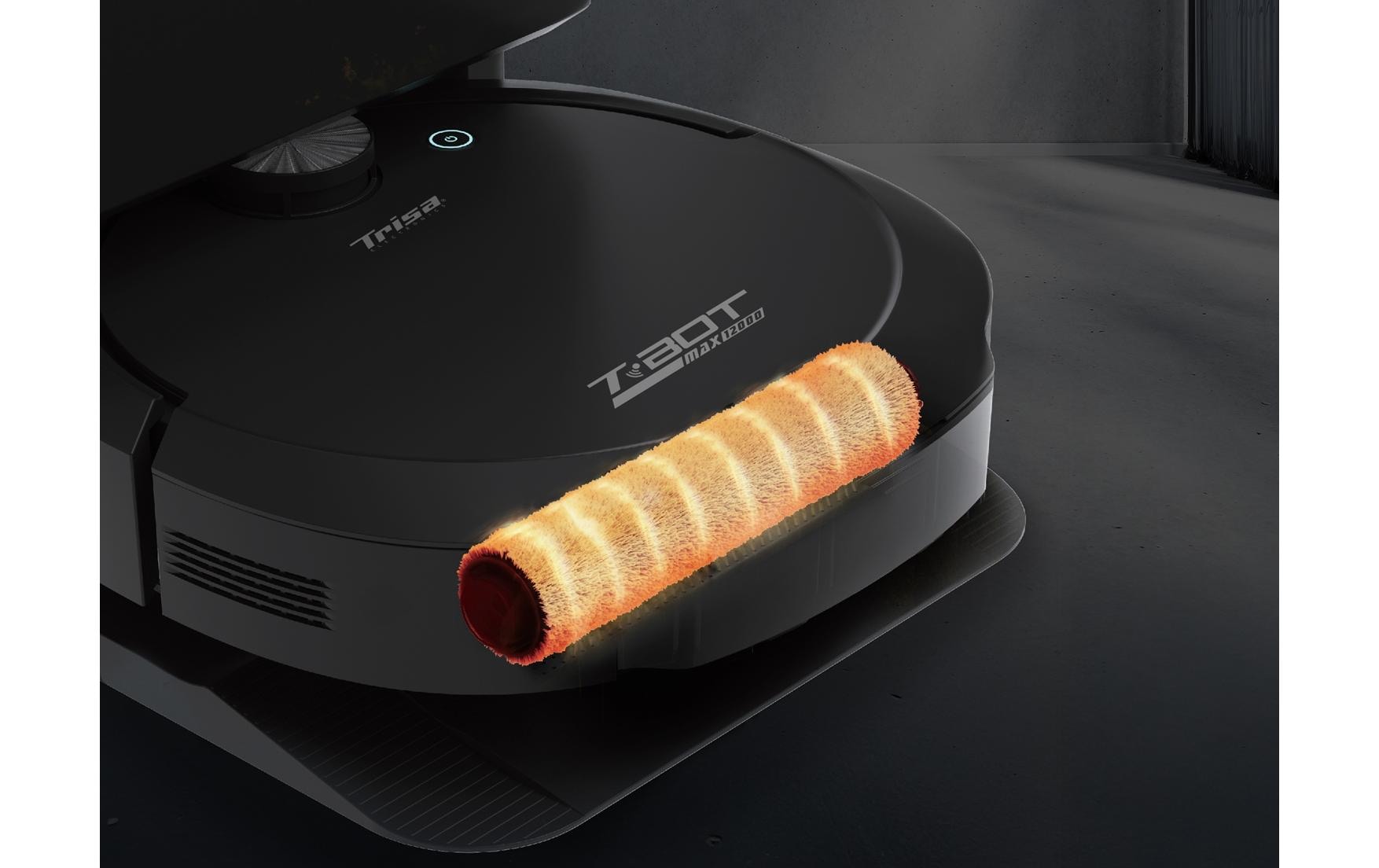 Trisa Electronics Trisa Roboterstaubsauger T-Bot Max 12000 – 1,5 l, Akkubetrieben, 36,4 × 35 × 11 cm, 11,2 kg