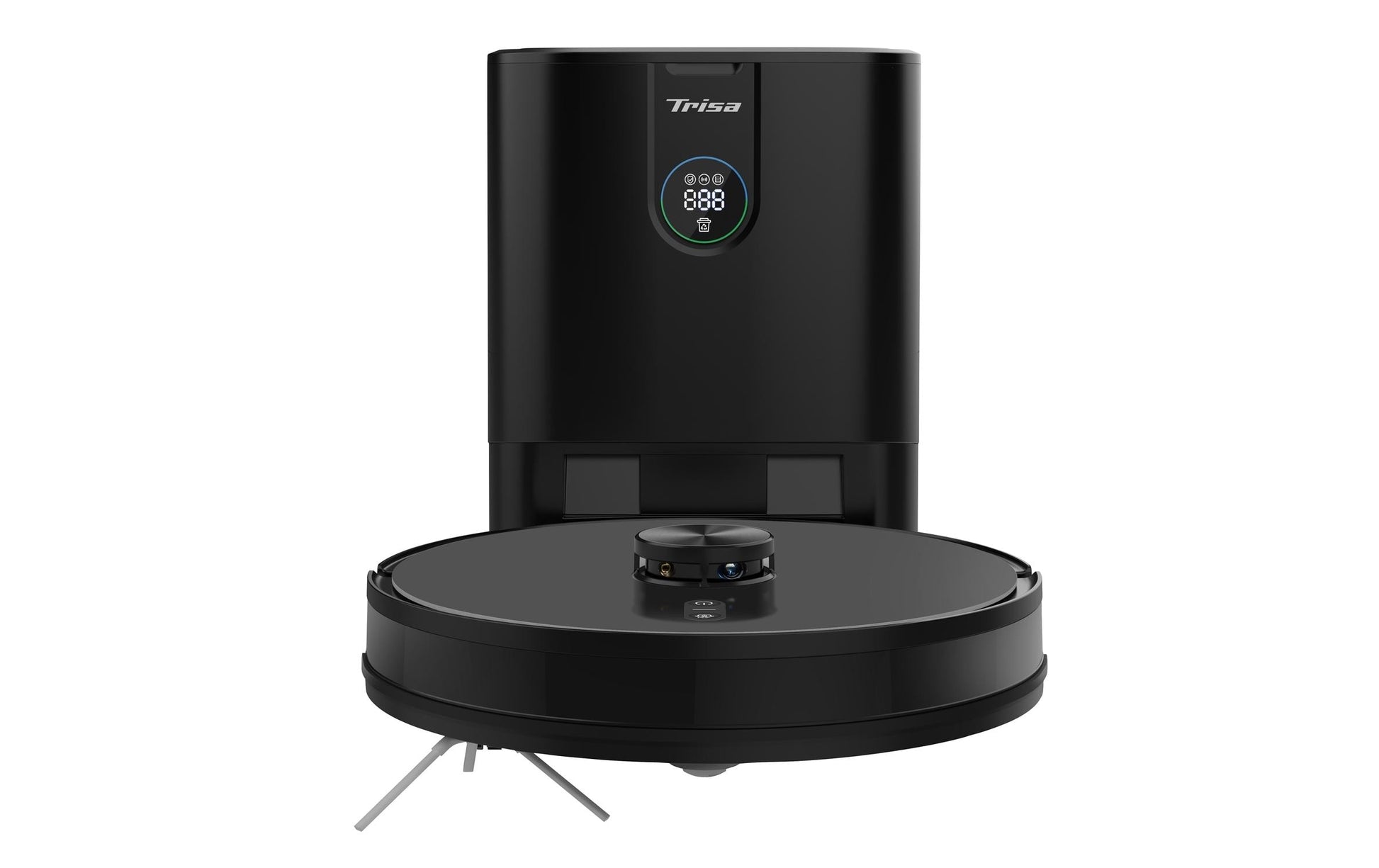 Trisa Electronics Trisa Roboterstaubsauger T-Bot Pro 4000 – 3,2 l, Akkubetrieb, 34,5 × 34,5 × 7,6 cm, 7,4 kg