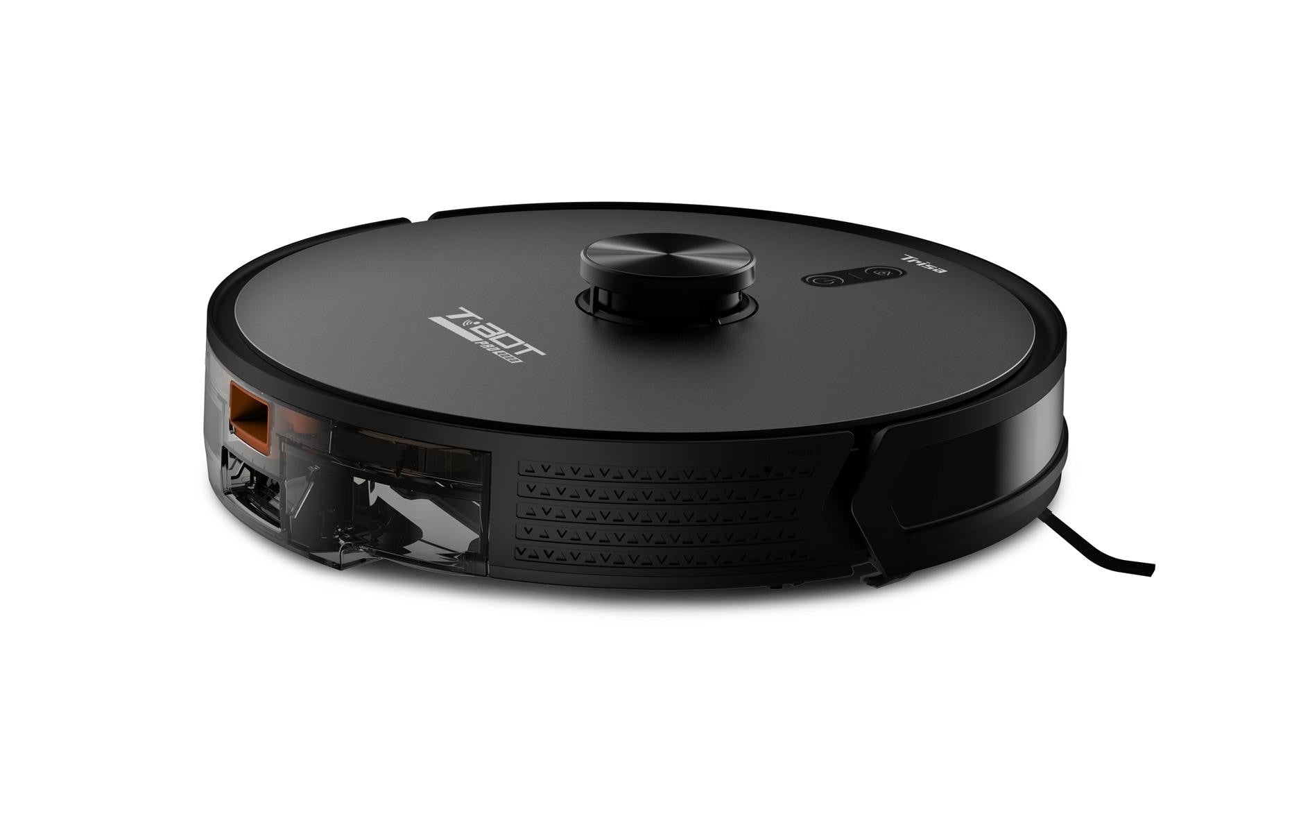 Trisa Electronics Trisa Roboterstaubsauger T-Bot Pro 4000 – 3,2 l, Akkubetrieb, 34,5 × 34,5 × 7,6 cm, 7,4 kg