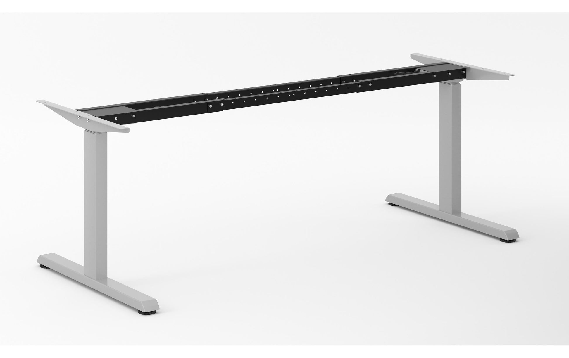 Actiforce Stehtisch – 115-175 × 80 × 61,5-122,5 cm – silber