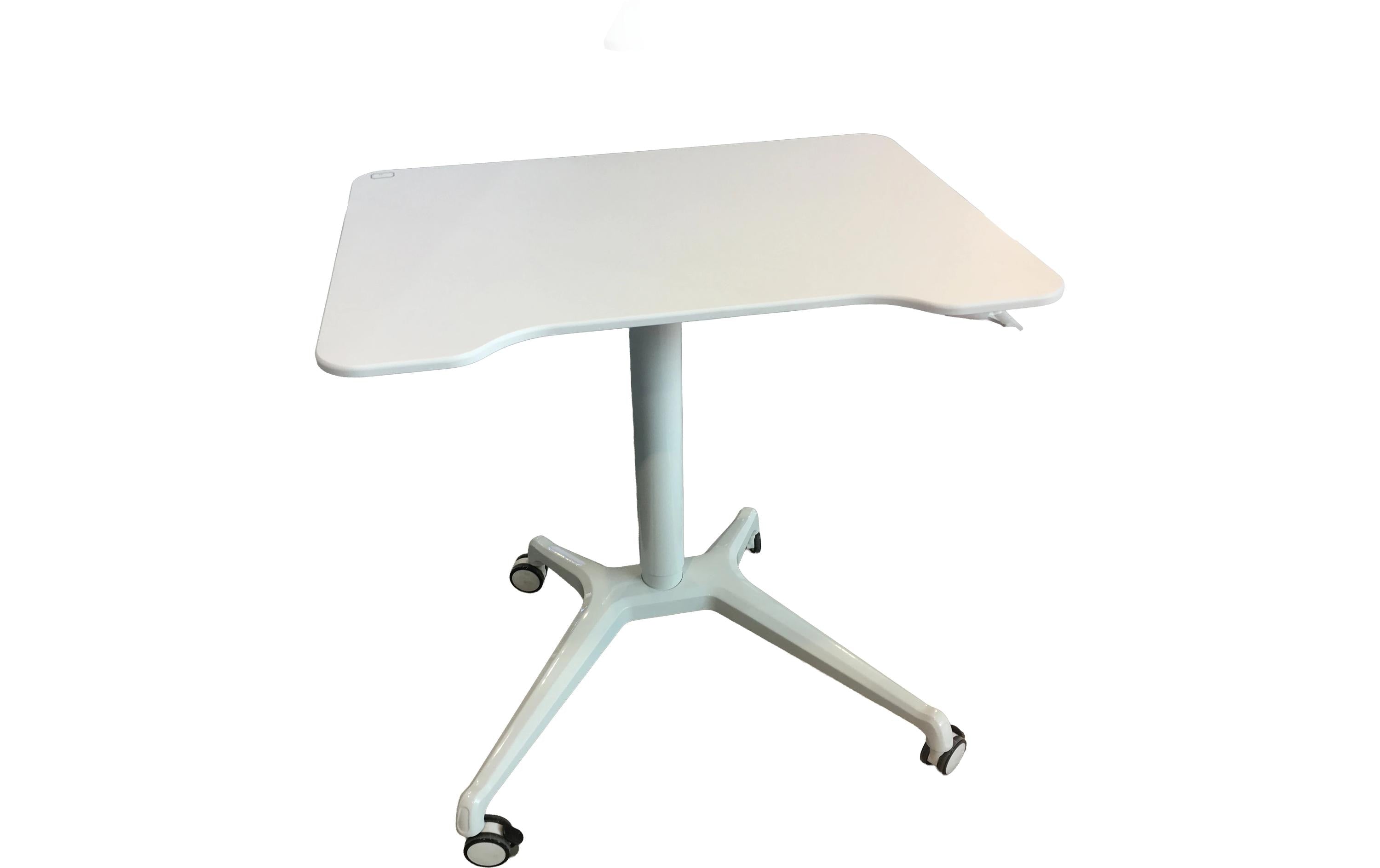 Actiforce Stehtisch – 80 × 60 × 106,8 cm – weiss – höhenverstellbar