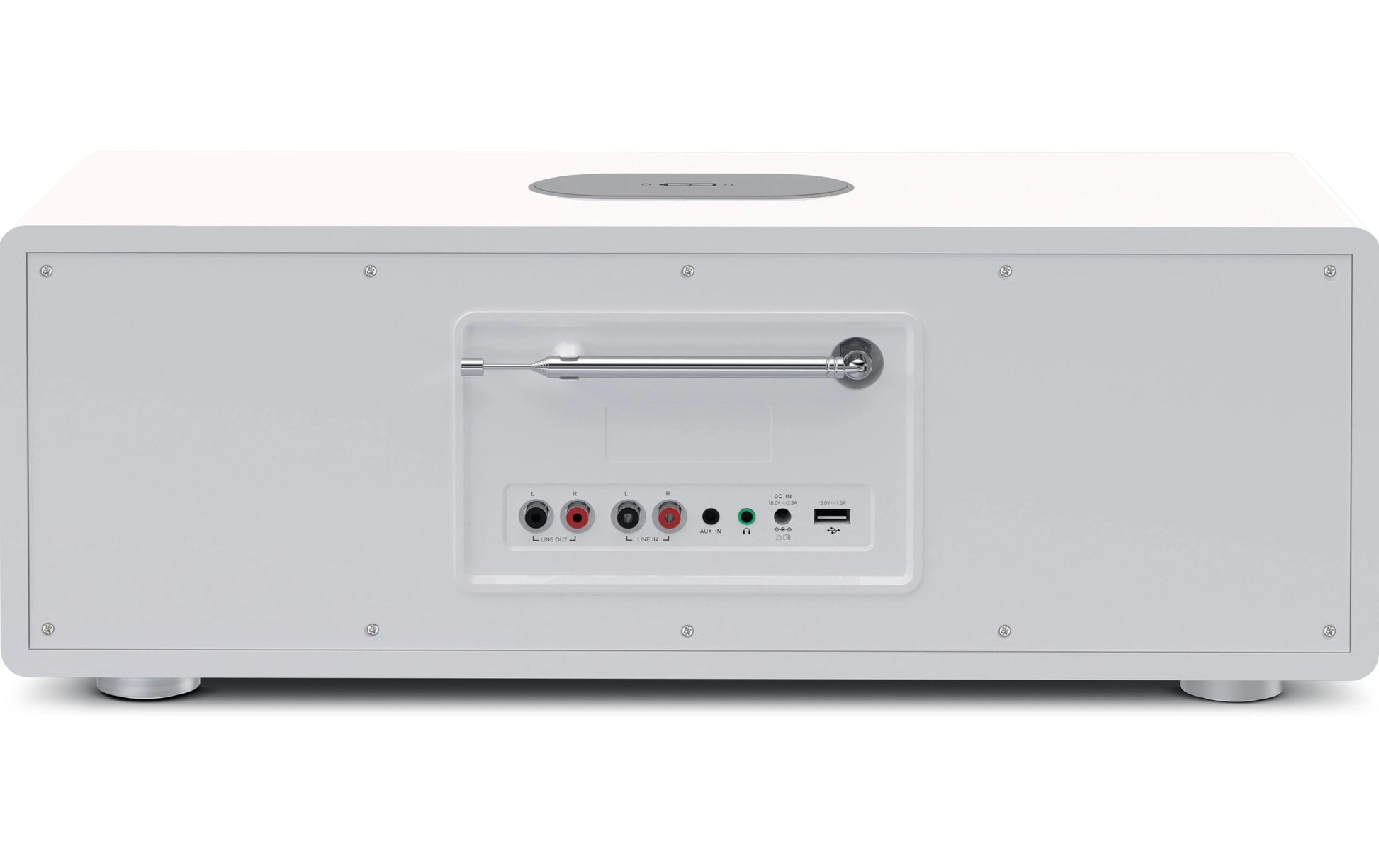 TechniSat DigitRadio 650 – DAB-/Internetradio – Tischradio – DAB+, CD, Bluetooth, Spotify – Weiss