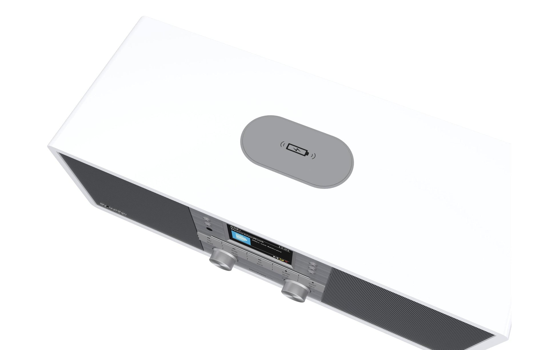 TechniSat DigitRadio 650 – DAB-/Internetradio – Tischradio – DAB+, CD, Bluetooth, Spotify – Weiss