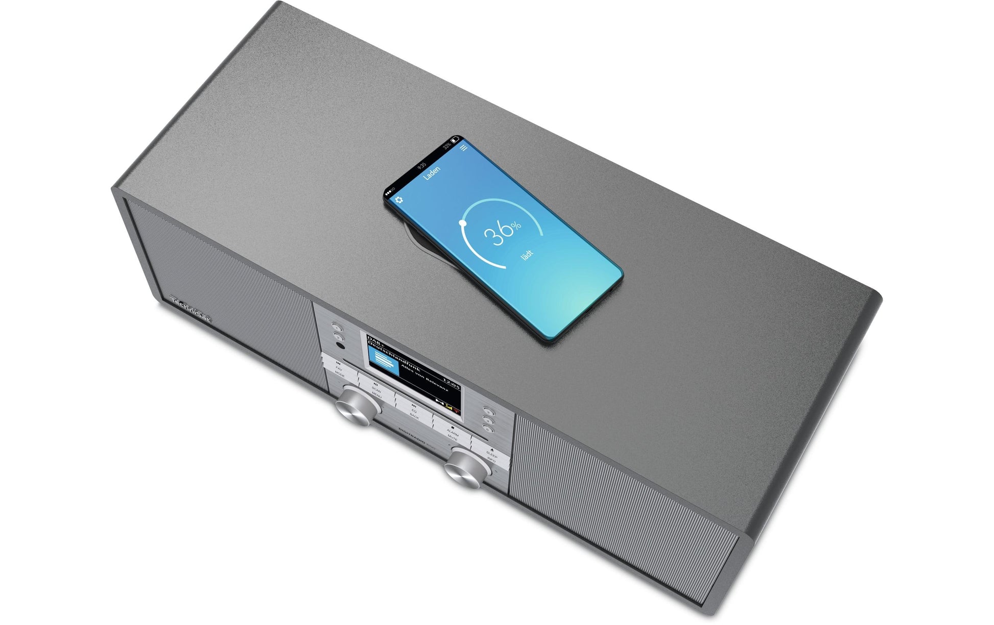 TechniSat DigitRadio 650 – DAB-/Internetradio – Tischradio – DAB+, UKW, CD, Bluetooth – Anthrazit