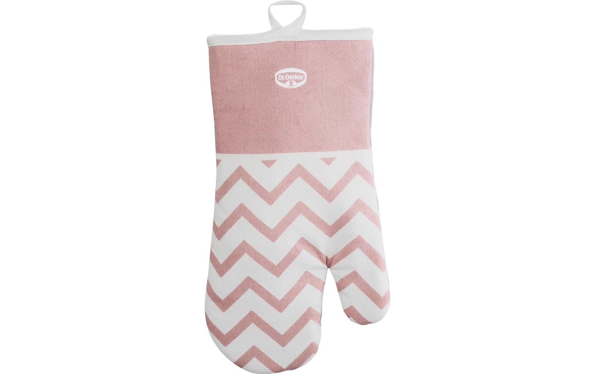 Dr. Oetker Backhandschuh 32 × 18 cm, Baumwolle, extra langer Schaft, Rosa