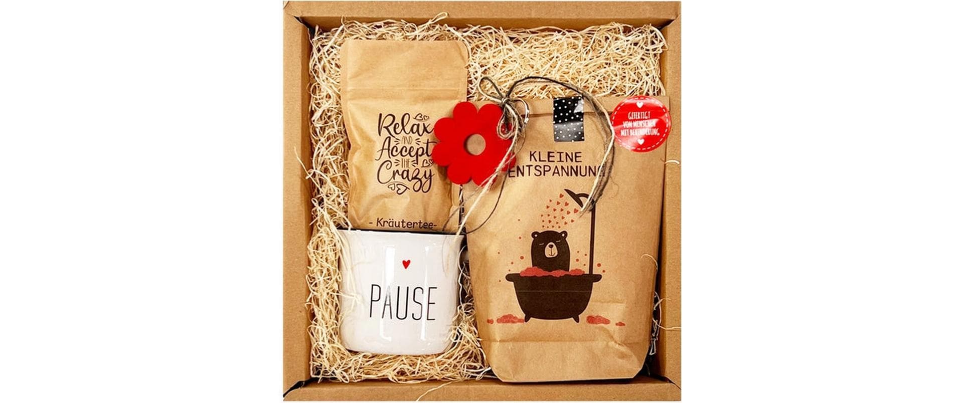 Wunderle Geschenkbox Entspannung – 275 × 265 × 80 mm – Gesundheit