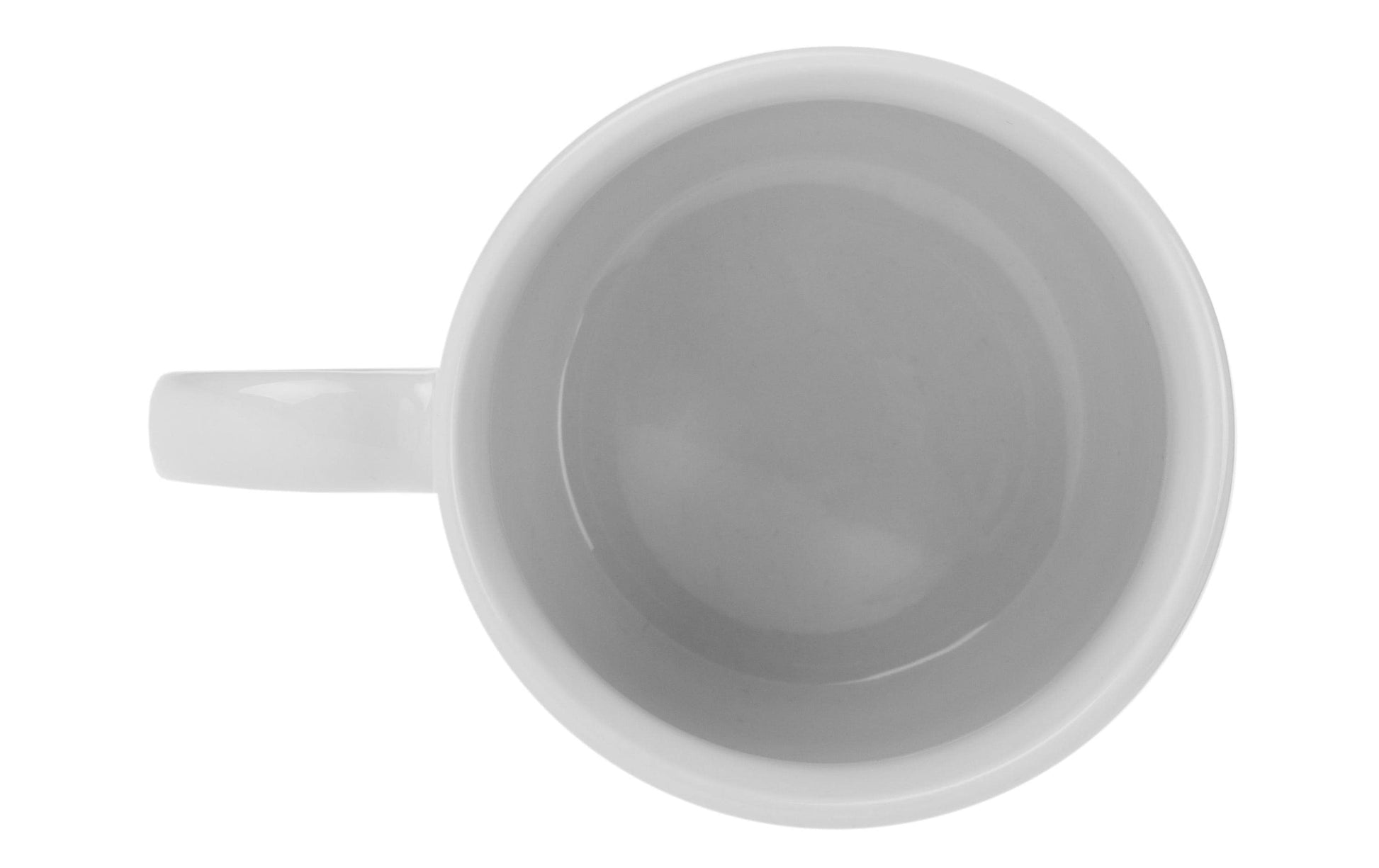 Cocon Kaffeetassen – 4er Set, 320 ml, H 9,0 cm, Porzellan, Weiss, spülmaschinenfest, mikrowellengeeignet