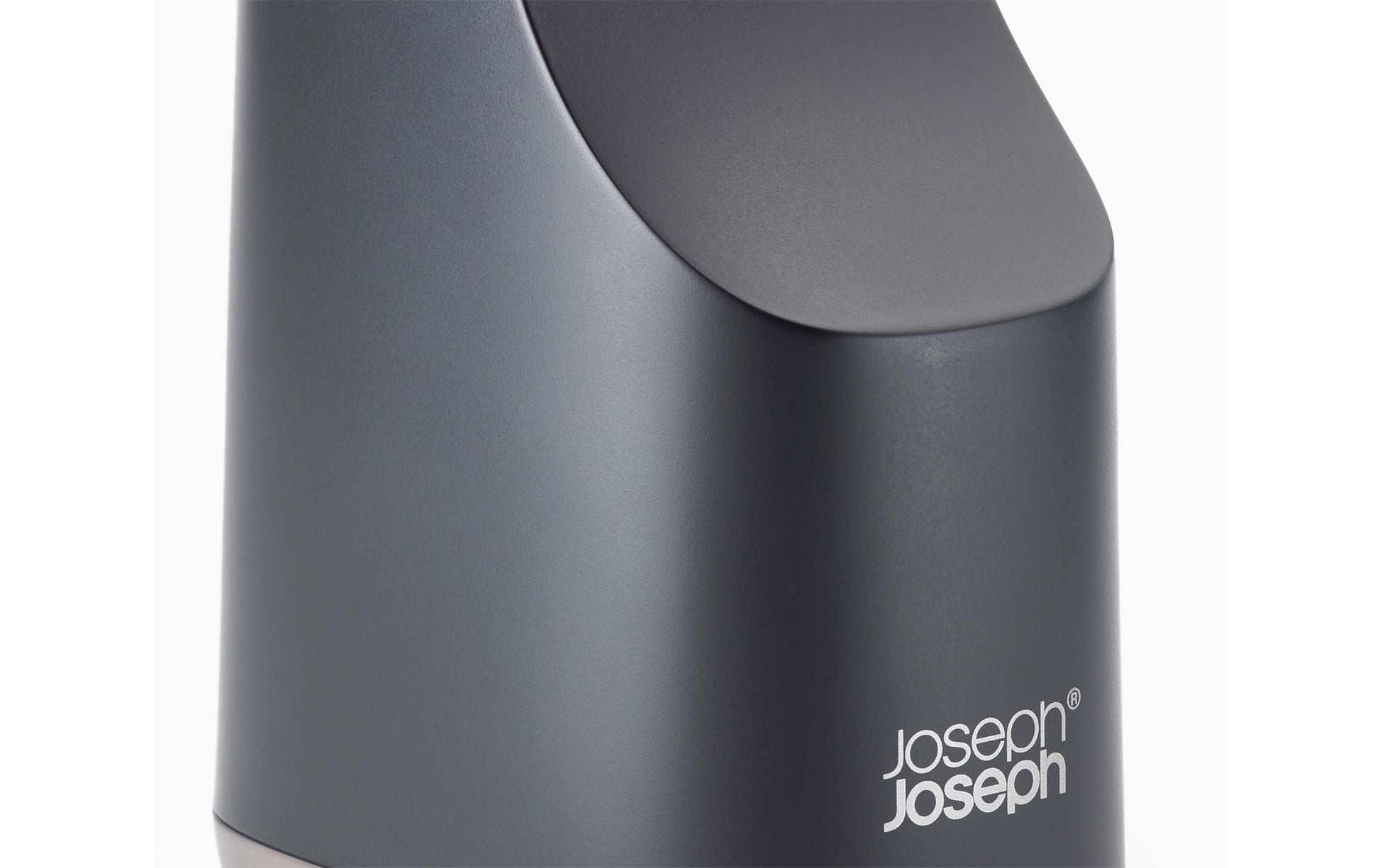 Joseph Joseph Slim Kompakter Seifenspender – Keramik, Schwarz, 350 ml