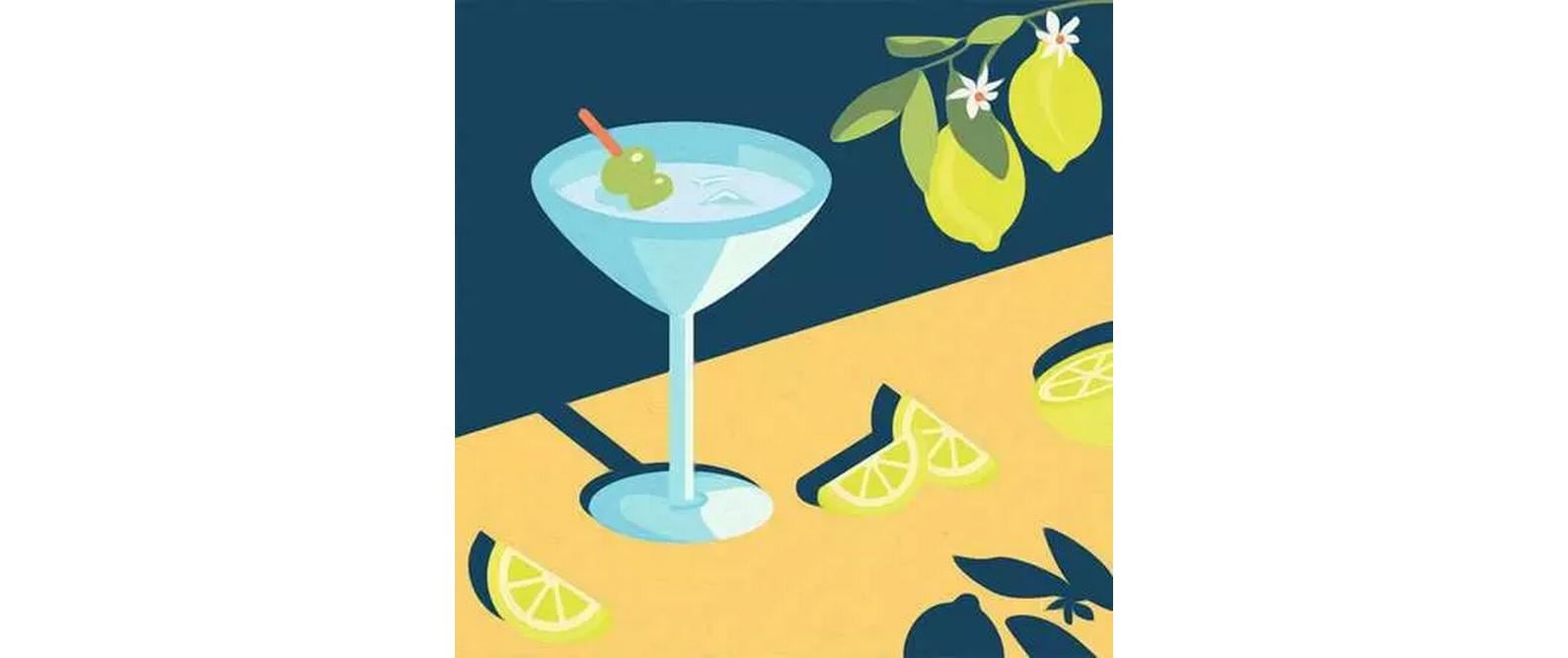 Ravensburger Malen-nach-Zahlen-Set Lemon Mocktail – 20 × 20 cm – ab 12 Jahren