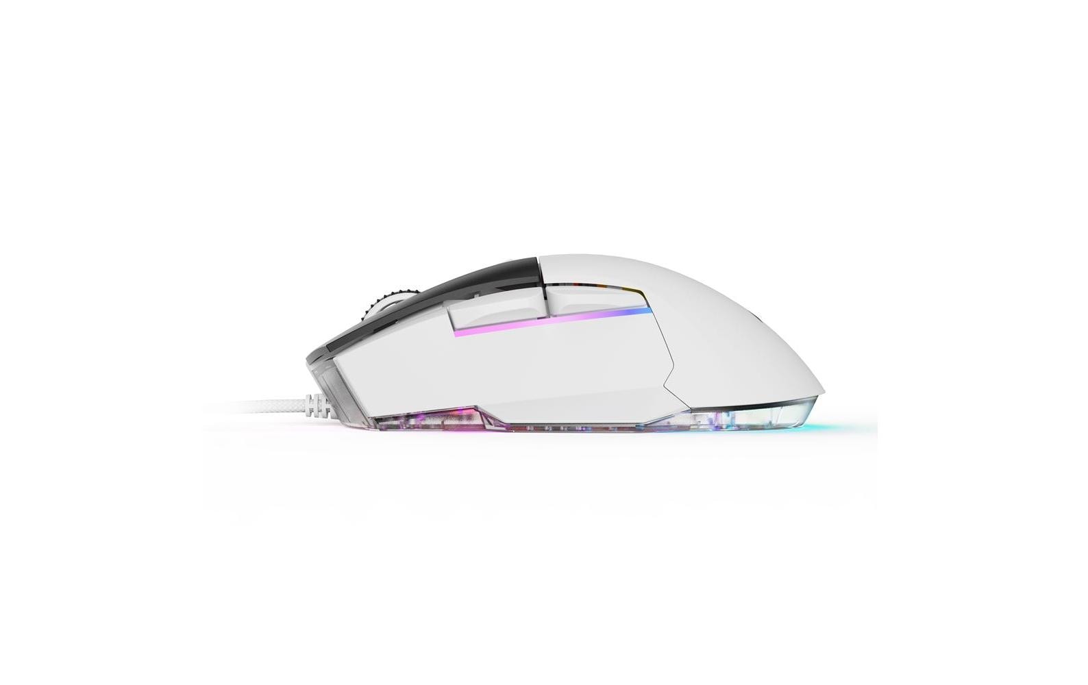 R-Go Tools Sharkoon SKILLER SGM35 – Maus – Kabelgebunden (USB‑A), 6400 DPI, Rechts, Weiss