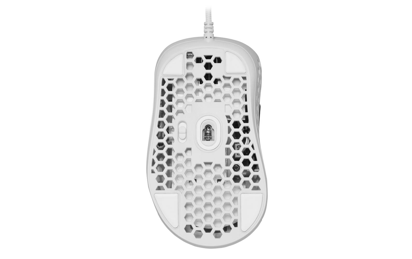 Sharkoon Light 200 – Gaming-Maus – Kabelgebunden (USB‑A), 16000 DPI, Beidhändig, Weiss
