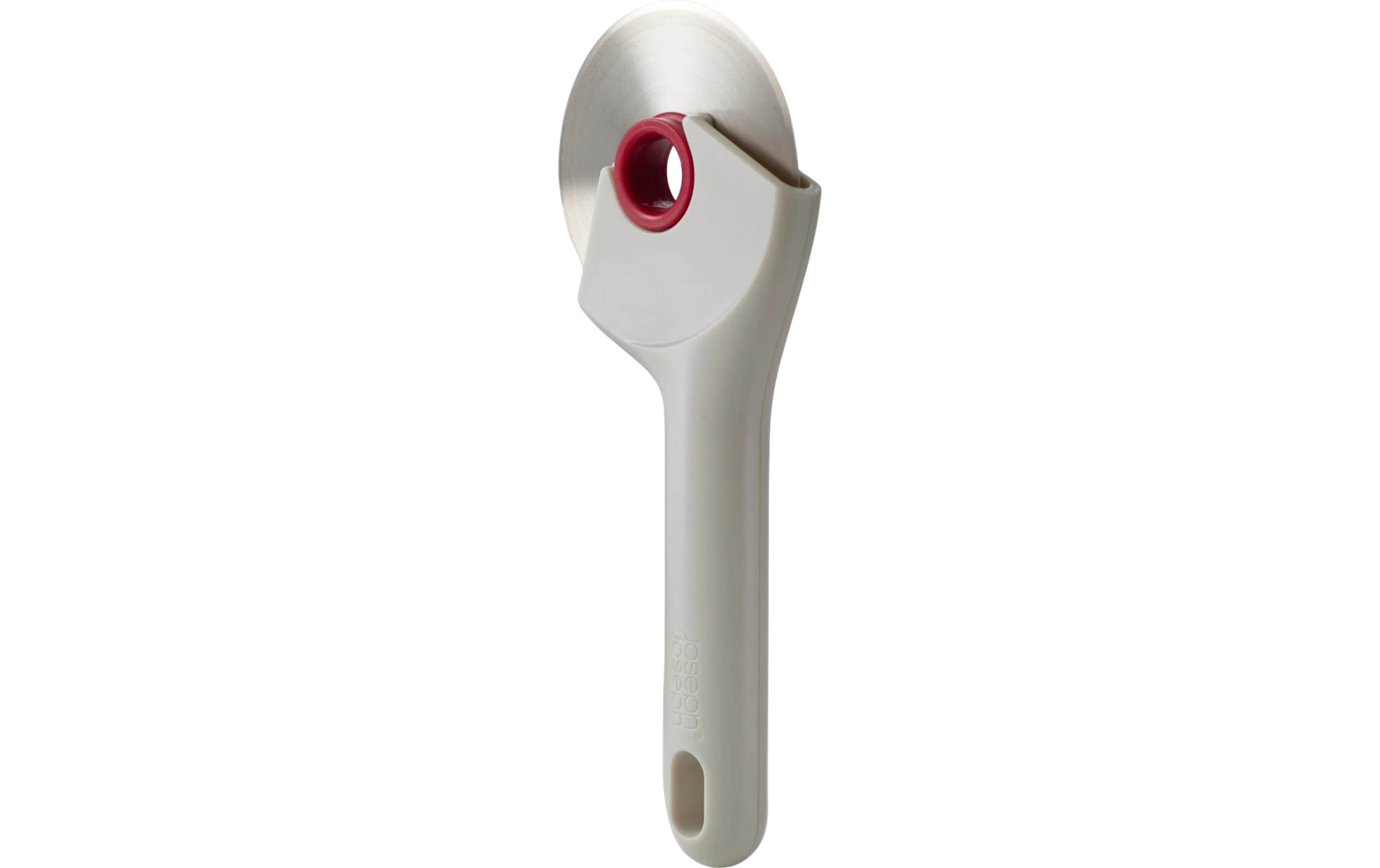 Joseph Joseph – Pizzaschneider 21,6 cm, Edelstahl/Kunststoff, Grau/Rot