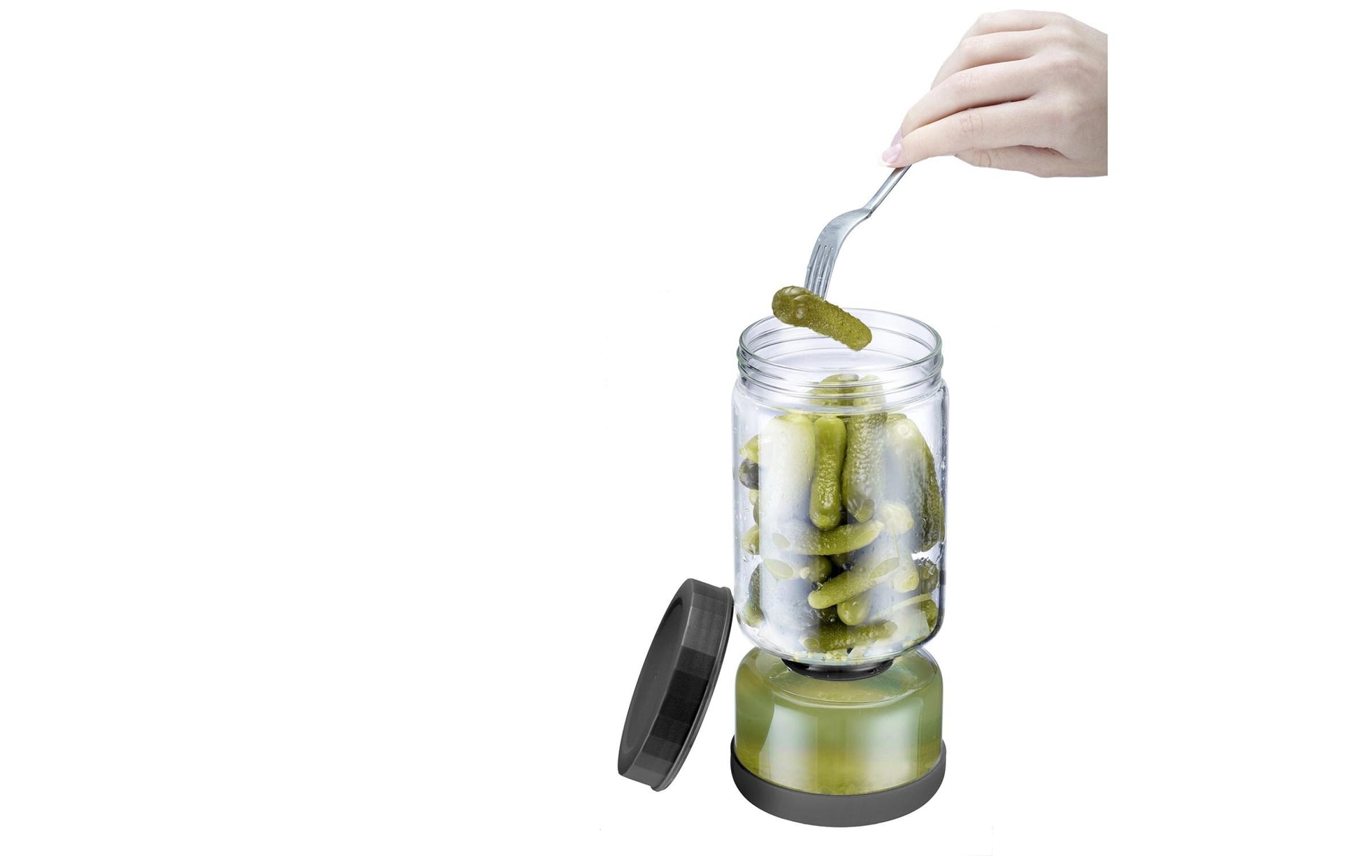 Westmark Vorratsdose 1,3 l, Ø 10,5 × 24 cm, Glas (Borosilikat), Transparent