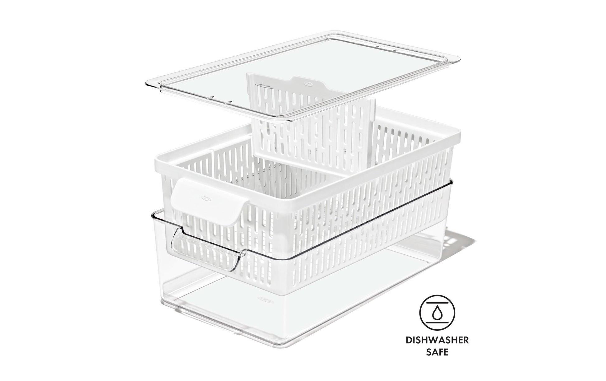 OXO Vorratsdose 4 l, 35,1 × 18,9 × 11,8 cm, Kunststoff, Transparent