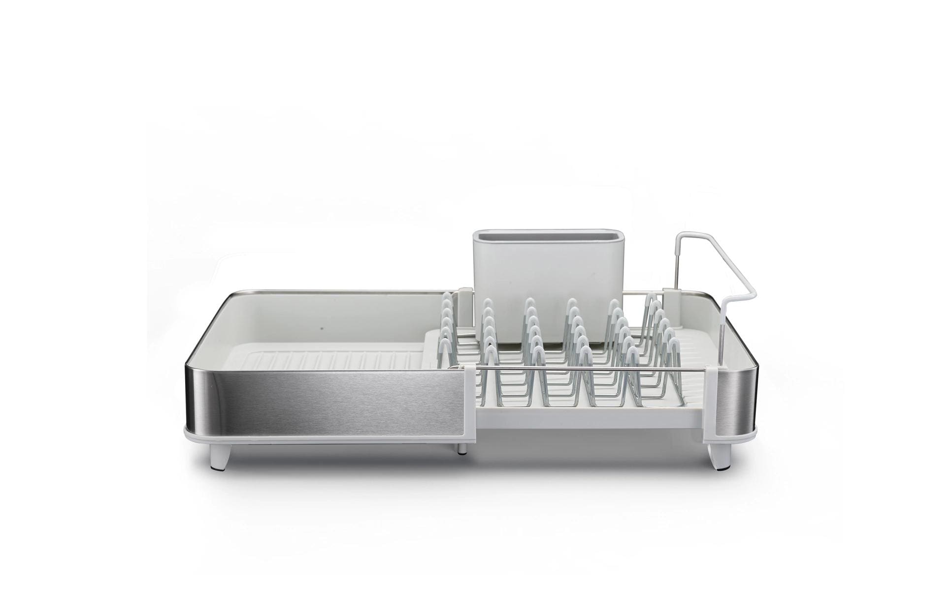 Joseph Joseph Extend – Abtropfgestell, 36,4 × 36,4 × 16,1 cm, Edelstahl, Silber
