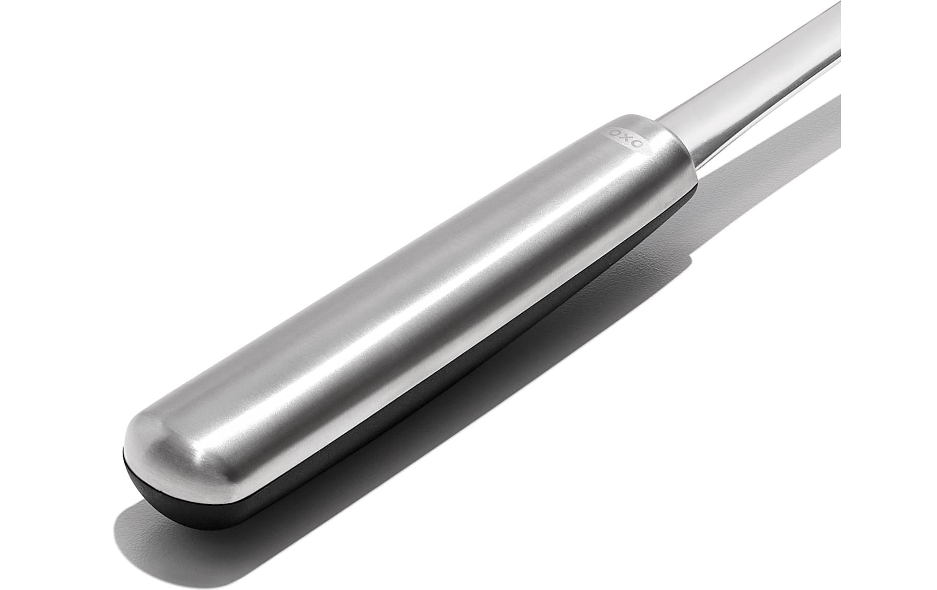 OXO Schöpflöffel, 7,2 × 6,2 × 37,3 cm, Edelstahl, schwarz/silber