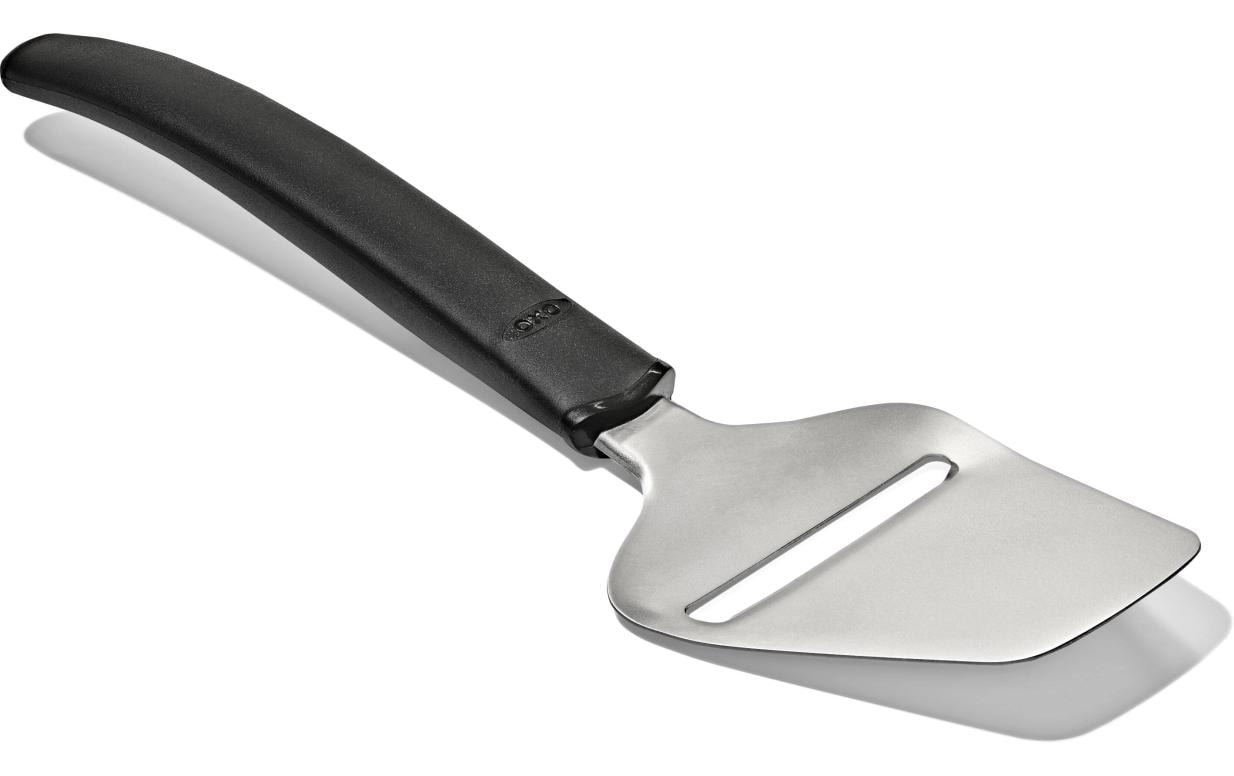 OXO Käsemesser, 14 × 42 × 6 cm, Edelstahl/Kunststoff, Schwarz