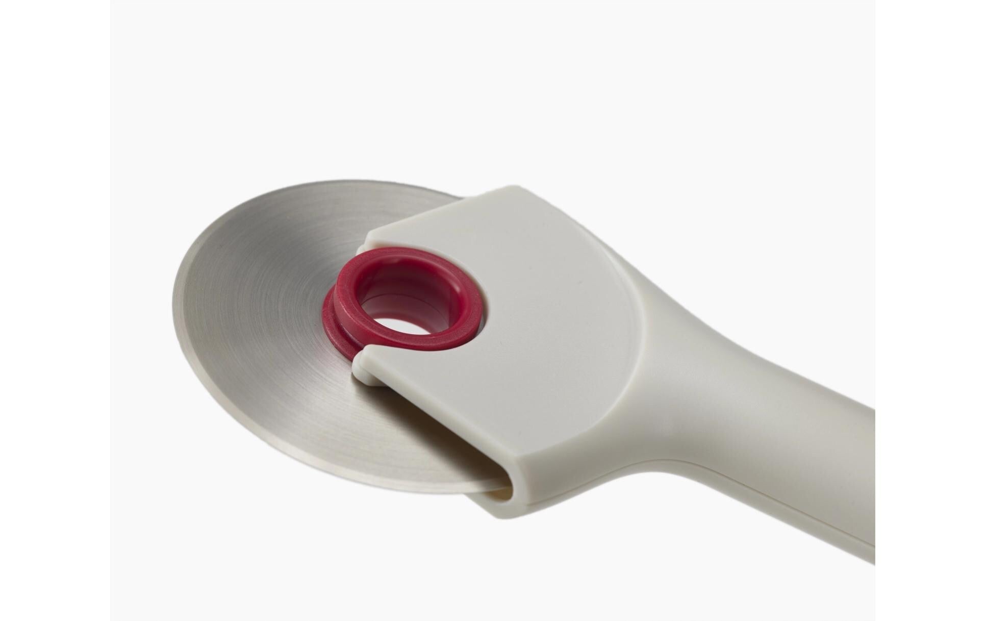 Joseph Joseph – Pizzaschneider 21,6 cm, Edelstahl/Kunststoff, Grau/Rot
