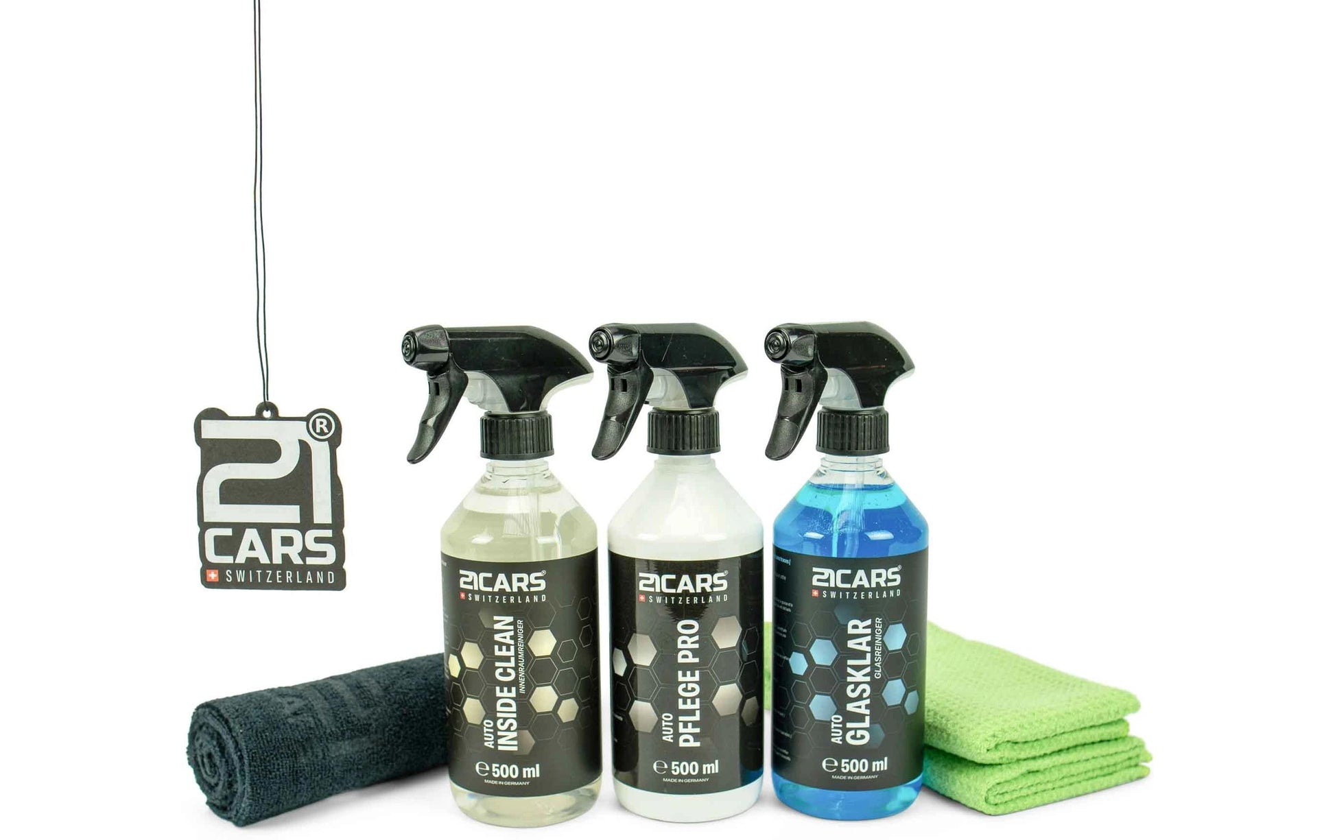 21CARS Innenreiniger – für Innenraum, Set (6-teilig)