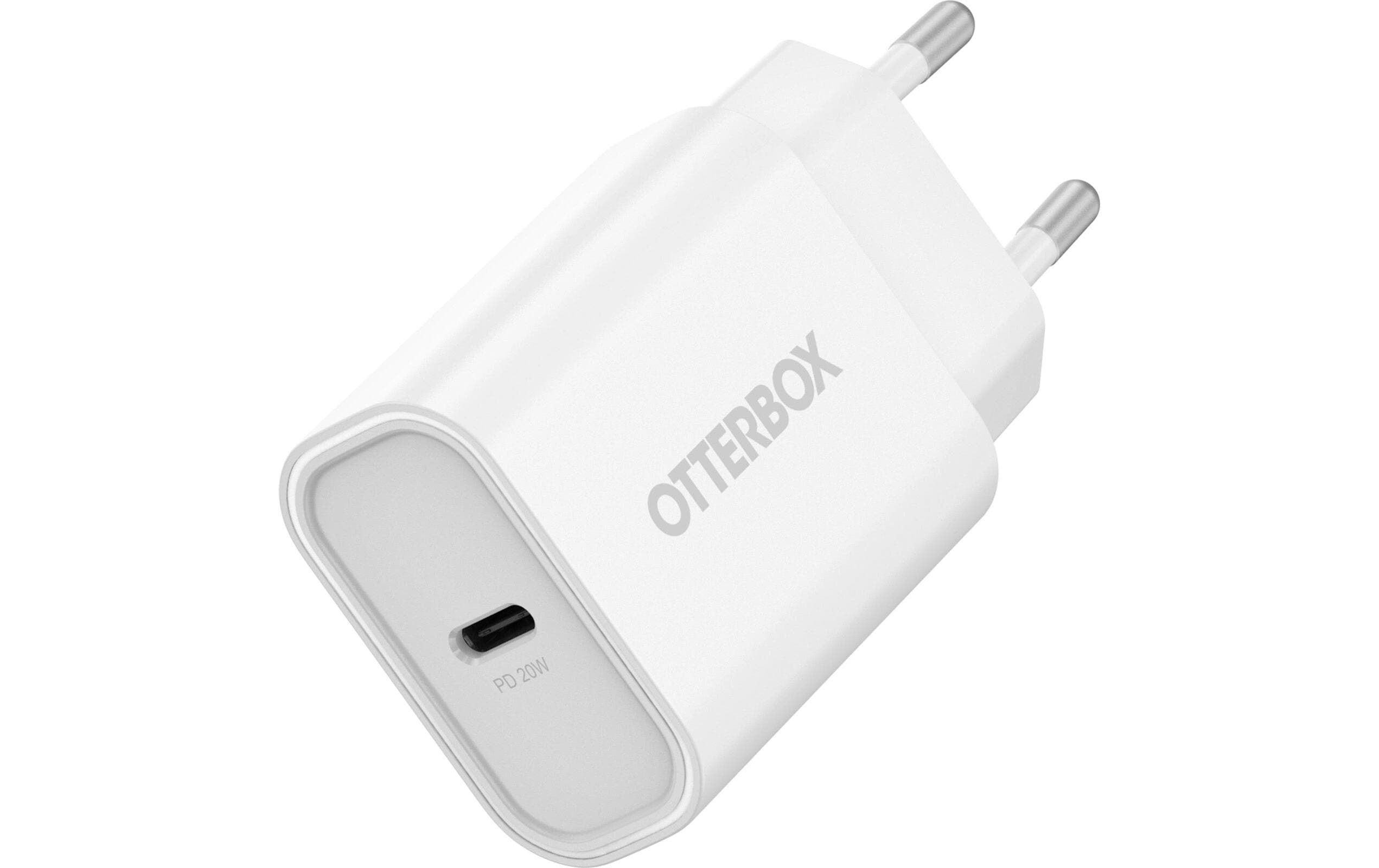 OtterBox Ladegerät – USB-C, 20 W, PD, EU-Stecker, Weiss