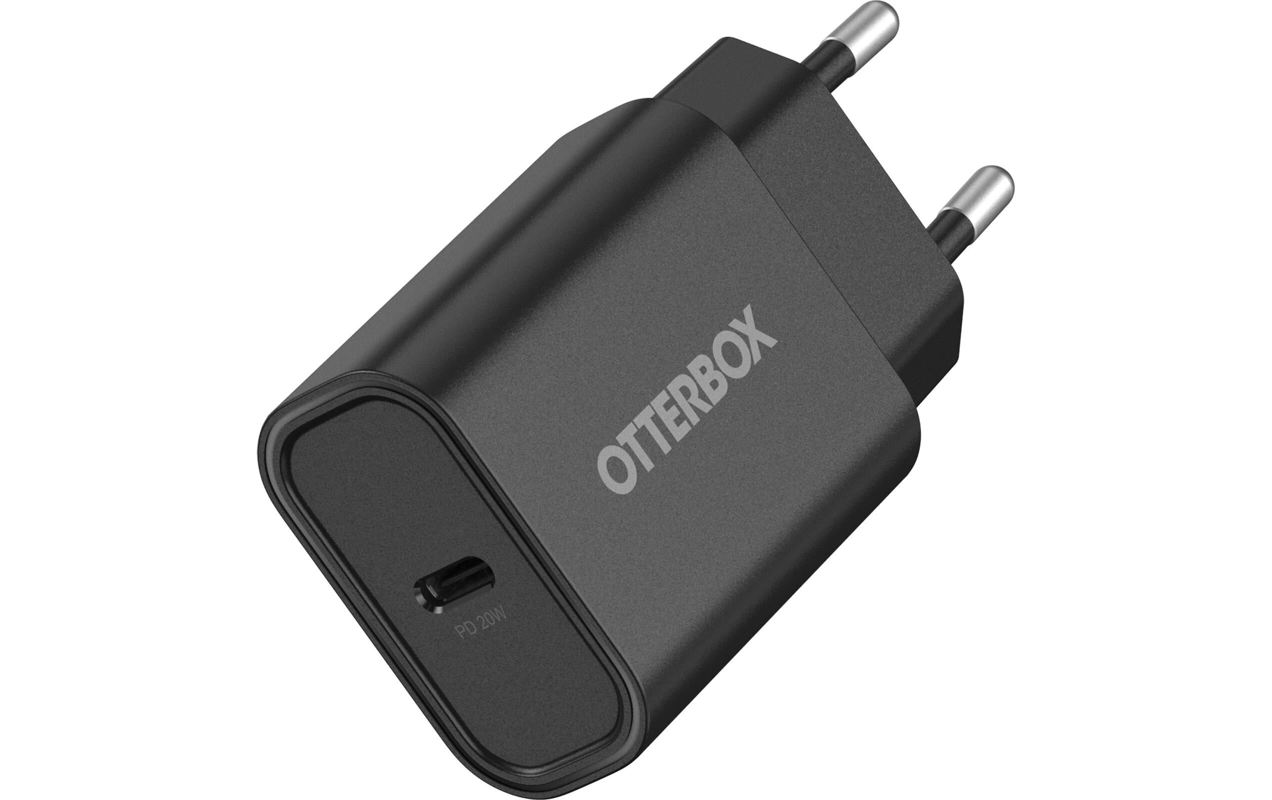 OtterBox Standard USB-Ladegerät 20 W – USB-C×1 – PD – EU-Stecker (Typ C) – Schwarz