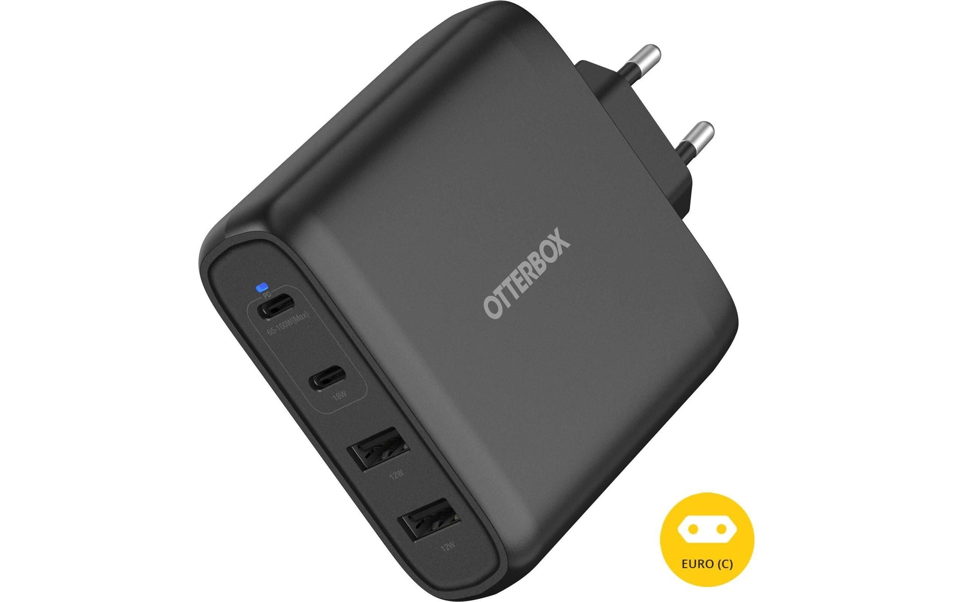 OtterBox Netzteil (EU) – 100 W, 2× USB-C + 2× USB-A, GaN