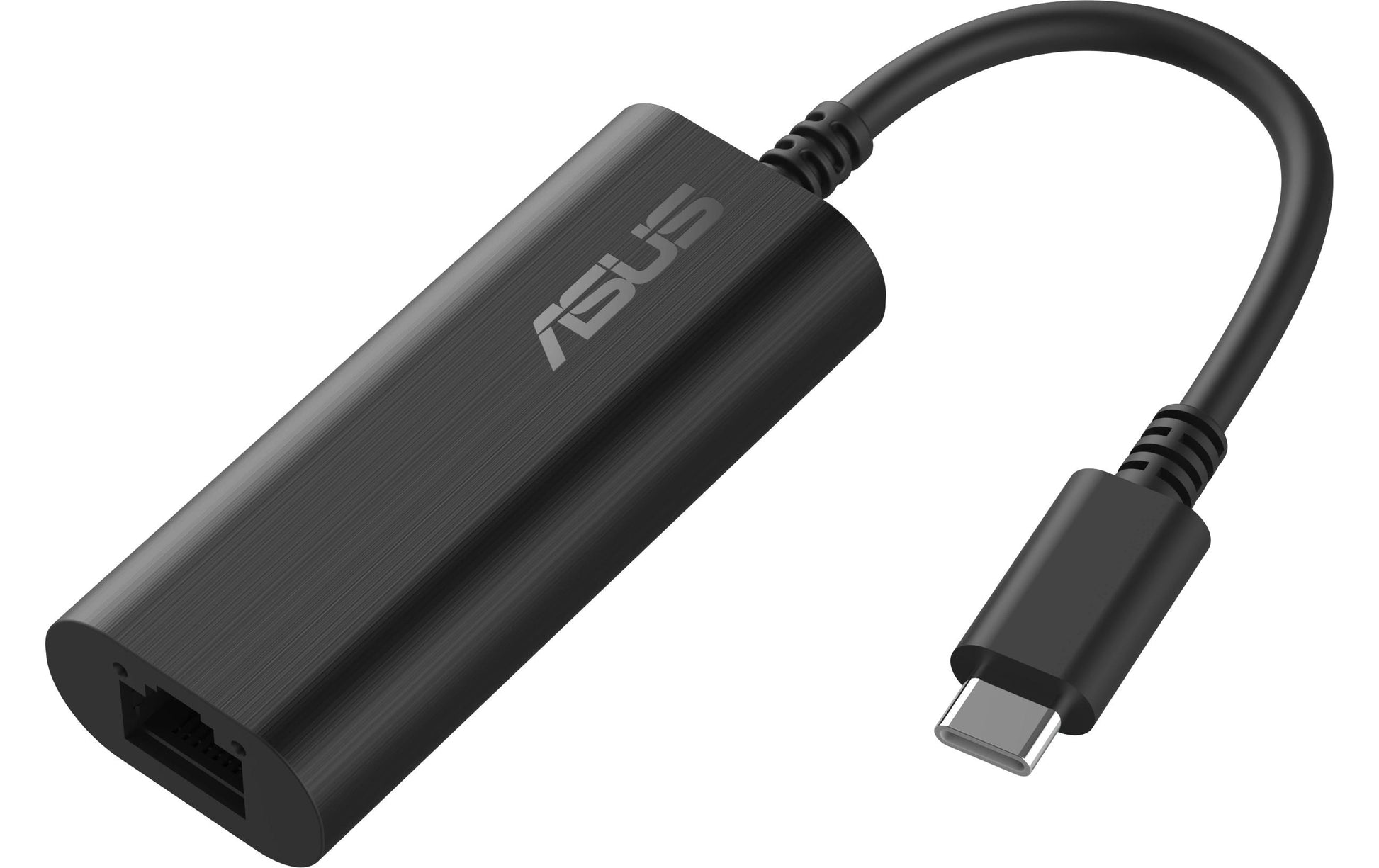 ASUS USB-C2500 V2 Netzwerkadapter USB-C zu RJ-45 – 2,5 Gbit/s, USB 3.2 Gen 1 (5 Gbit/s), 15 cm, Schwarz