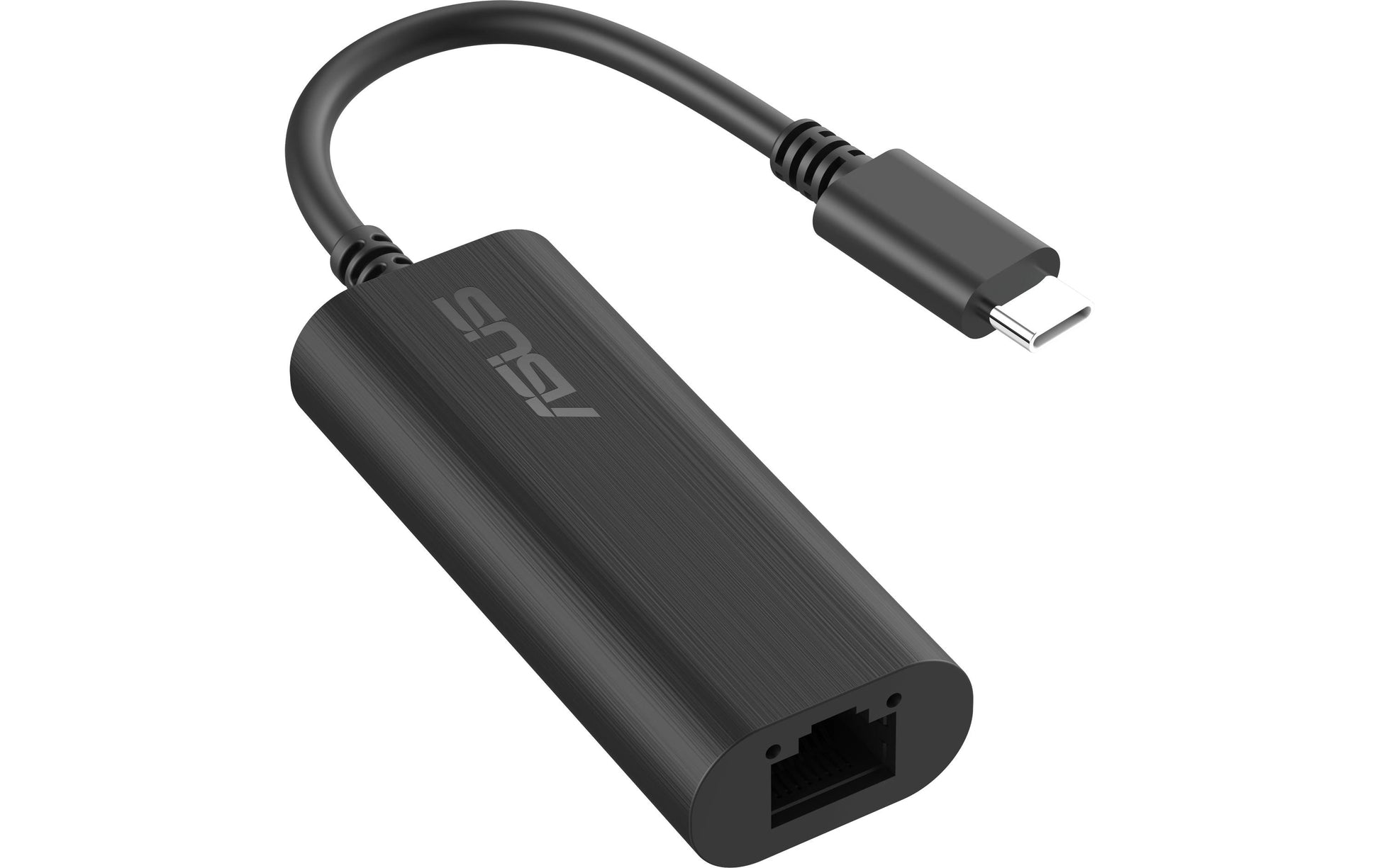 ASUS USB-C2500 V2 Netzwerkadapter USB-C zu RJ-45 – 2,5 Gbit/s, USB 3.2 Gen 1 (5 Gbit/s), 15 cm, Schwarz