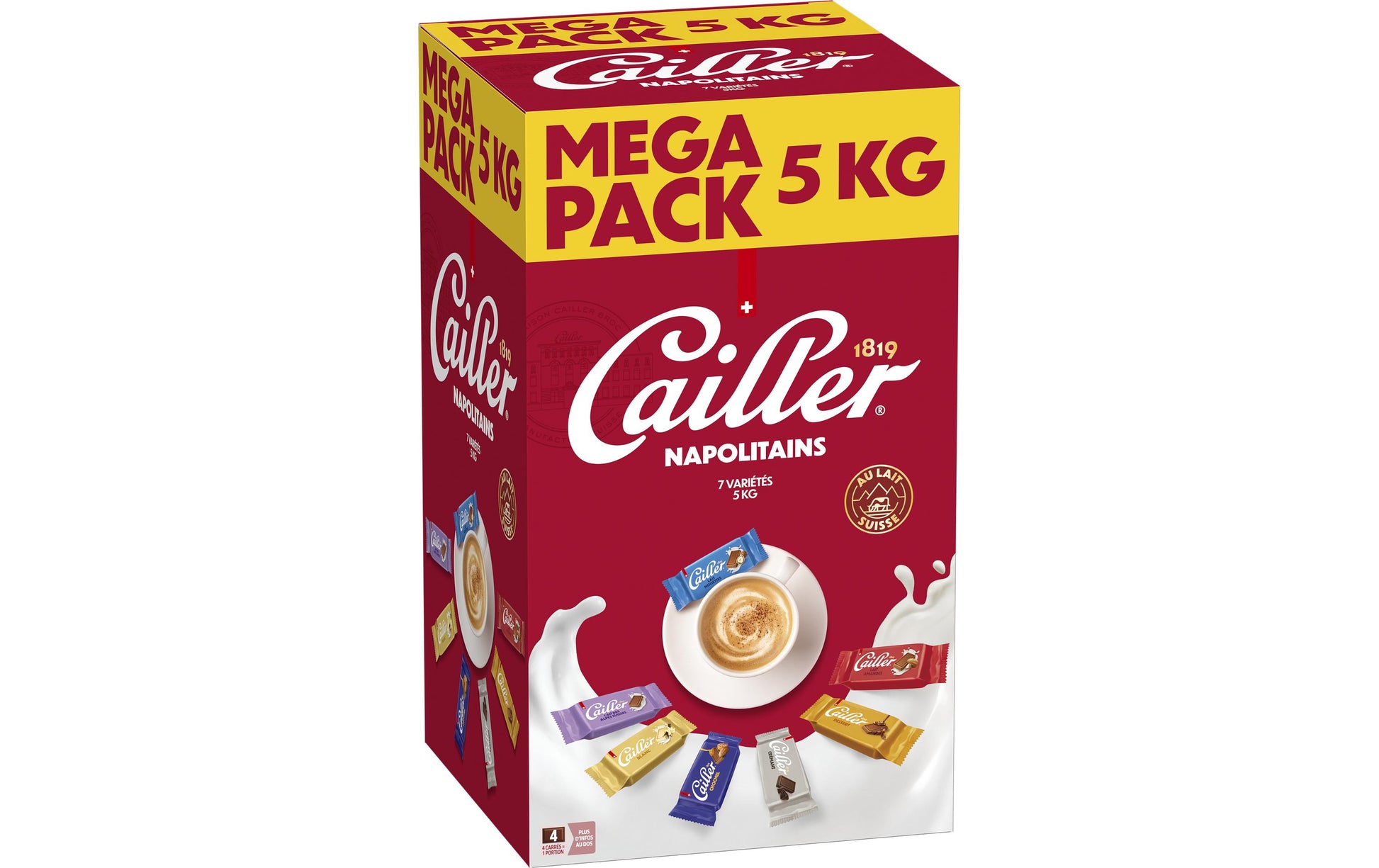 Cailler Napolitains Schokolade – Sortiert – 5 kg