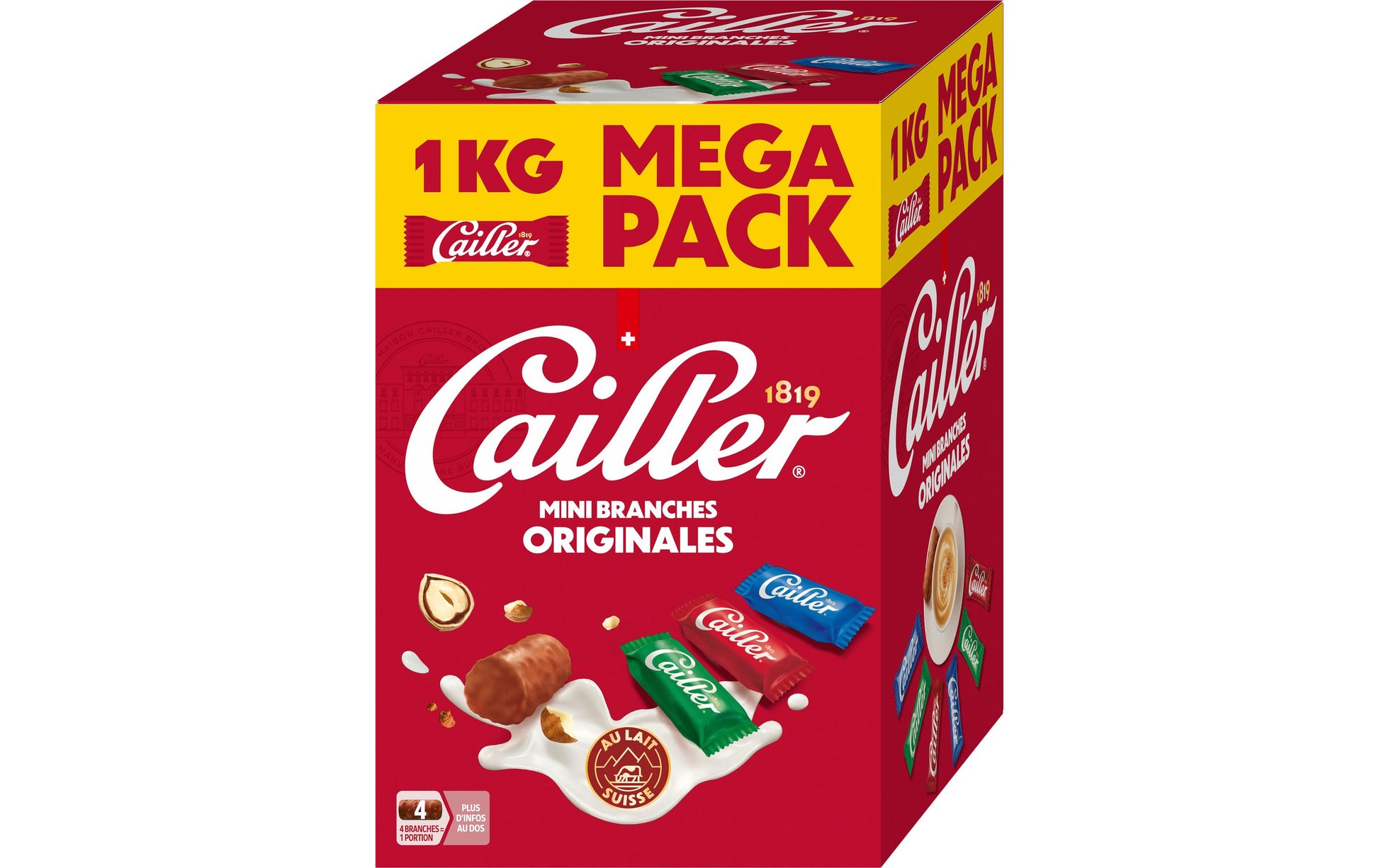 Cailler Branches Pralinés – Original, Mini – 1 kg
