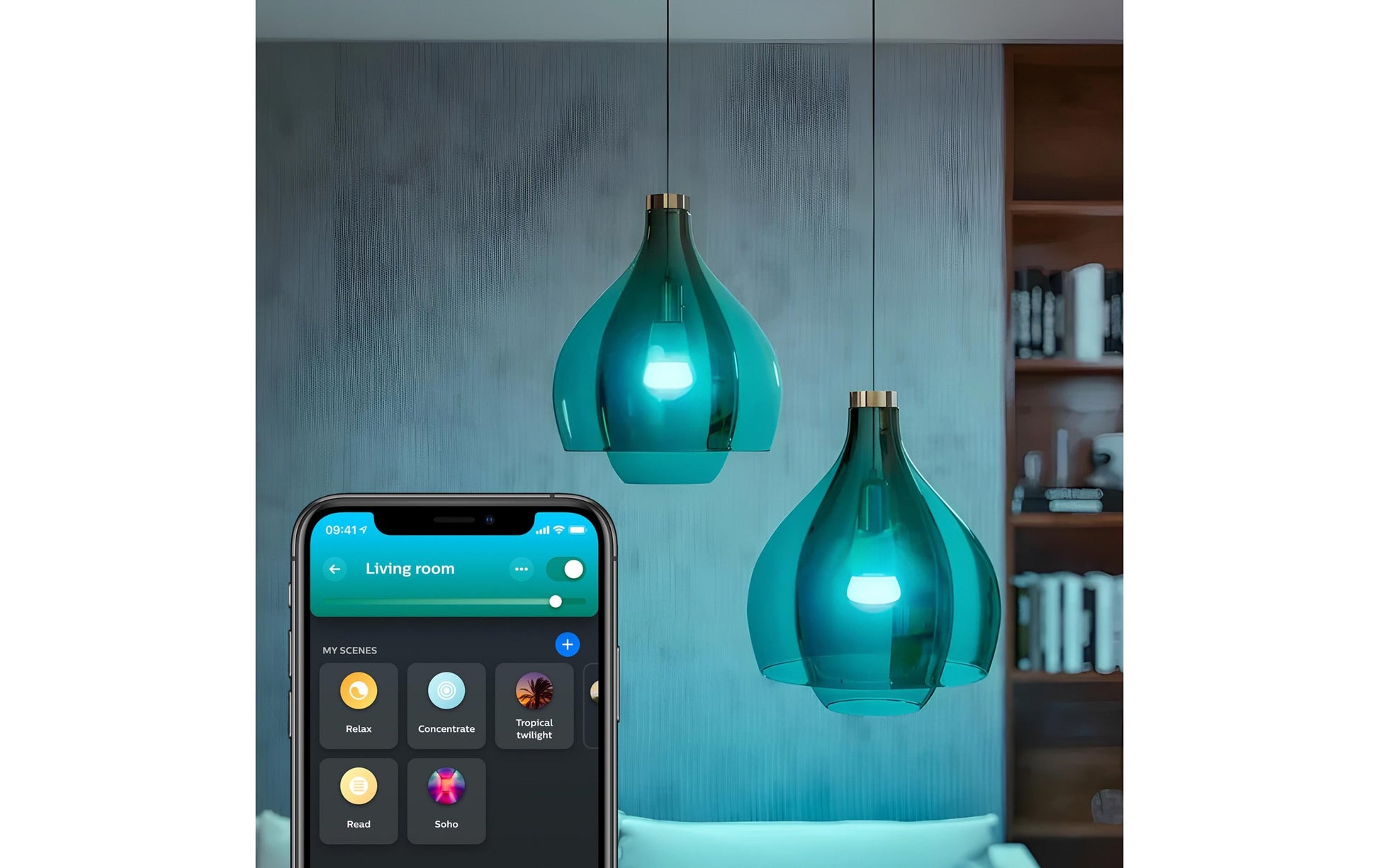 Philips Hue White & Colour Ambiance Starterset E27 3er – 8,1 W, inkl. Bridge & Dimmer, für Bluetooth