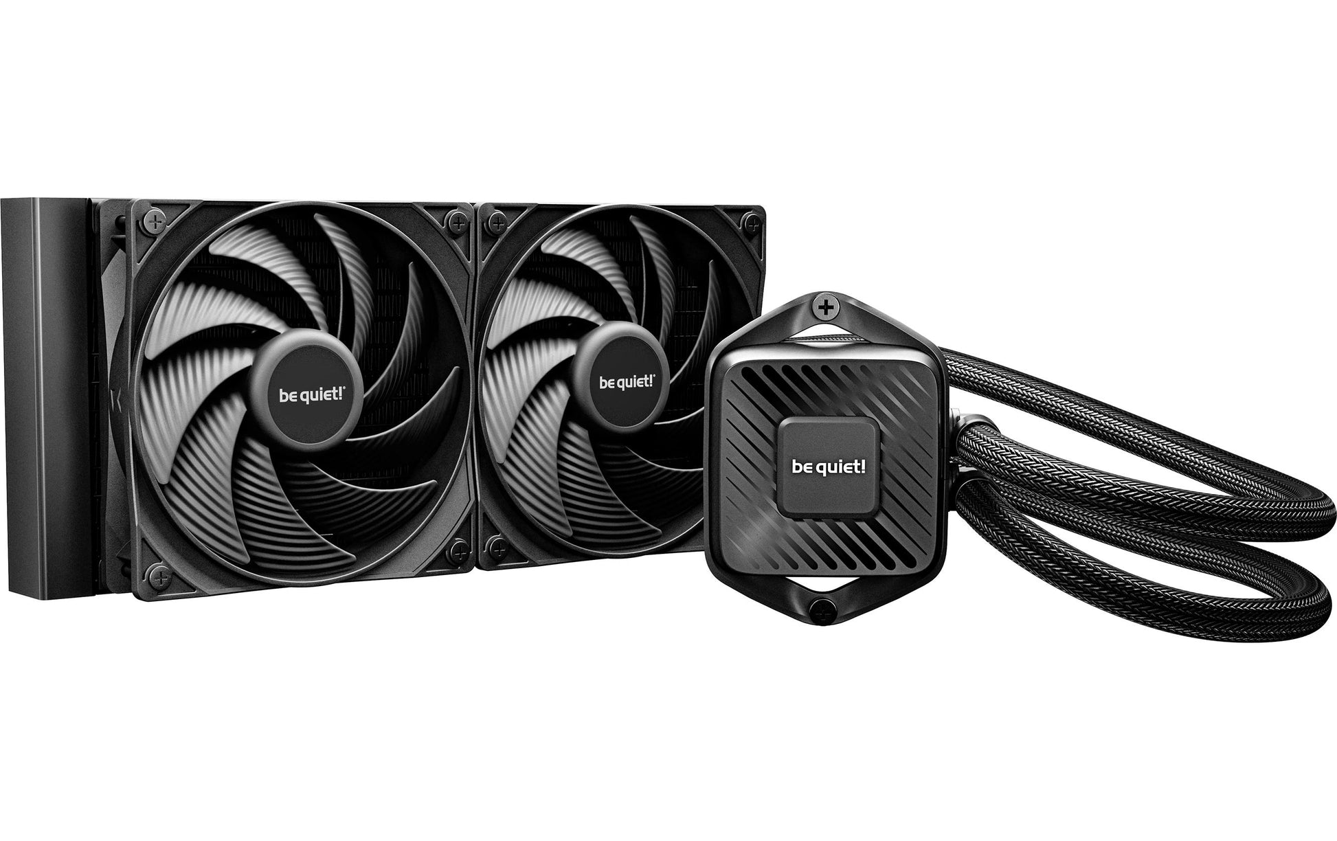be quiet! be quiet PURE LOOP 3 – AIO CPU-Kühler 240 mm, 2×120 mm PWM, 2100 U/min, 101,2 m³/h, Schwarz, für Intel LGA1851