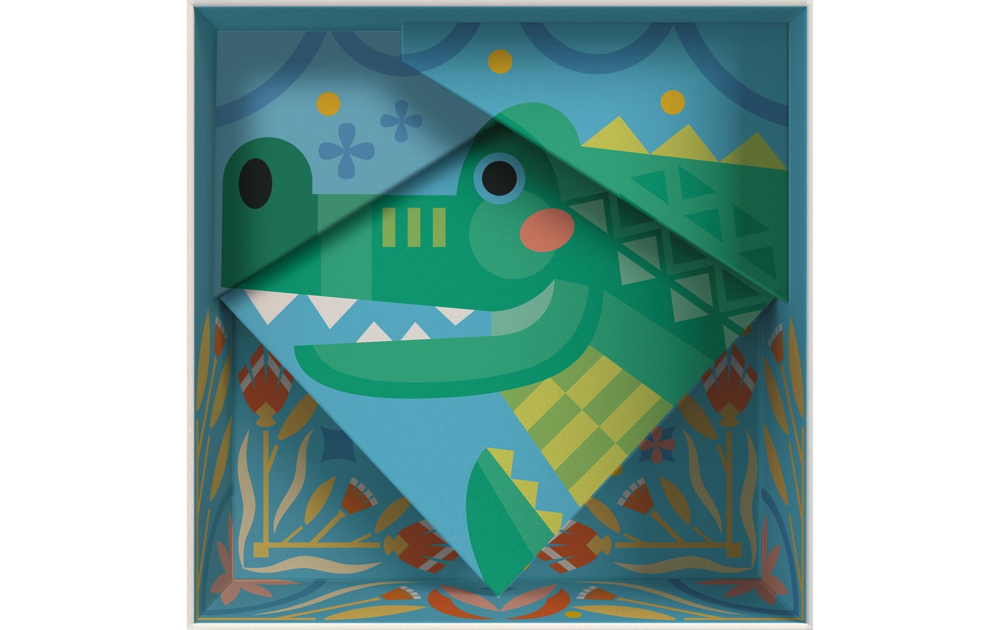 Ravensburger CreArt – Bastelset – Krokodil – 20 × 20 cm – ab 7 Jahren