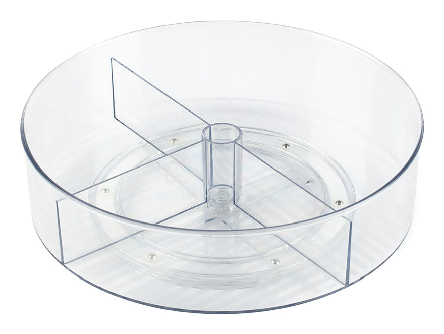 Rotho Drehteller Ø 29 × 8,3 cm, Kunststoff, Transparent