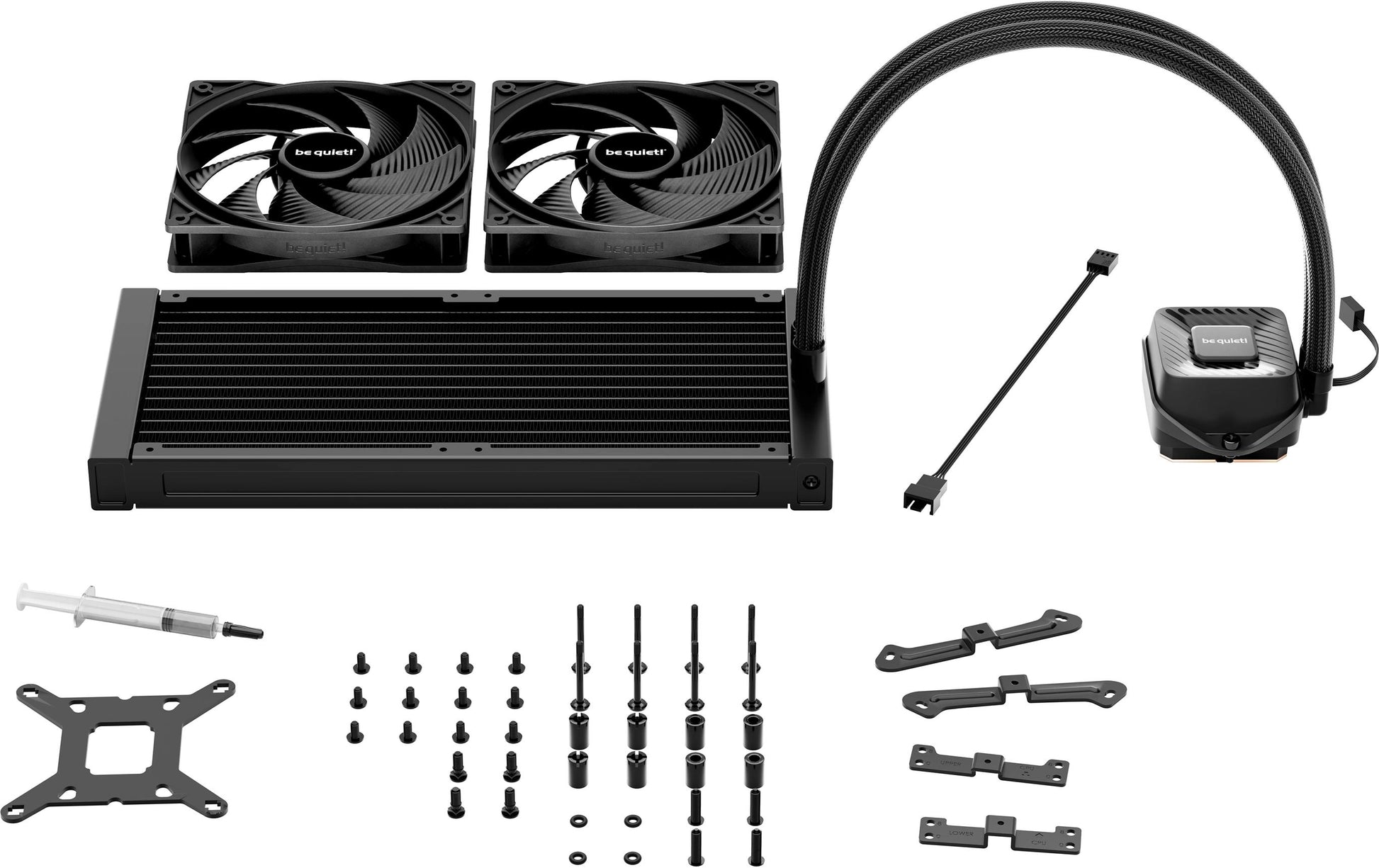 be quiet! be quiet PURE LOOP 3 280MM – AIO-Flüssigkeitskühler – 2×140 mm Lüfter, für LGA 1150, LGA 1151, LGA 1155 und andere