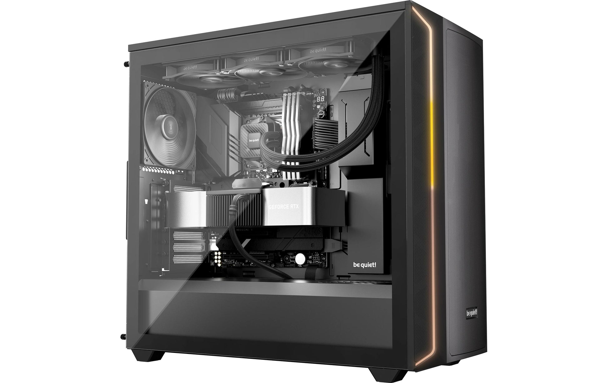 be quiet! be quiet PURE LOOP 3 – All-in-One Flüssigkeitskühler – 360 mm, 3×120 mm Lüfter, 101,2 m³/h, Schwarz