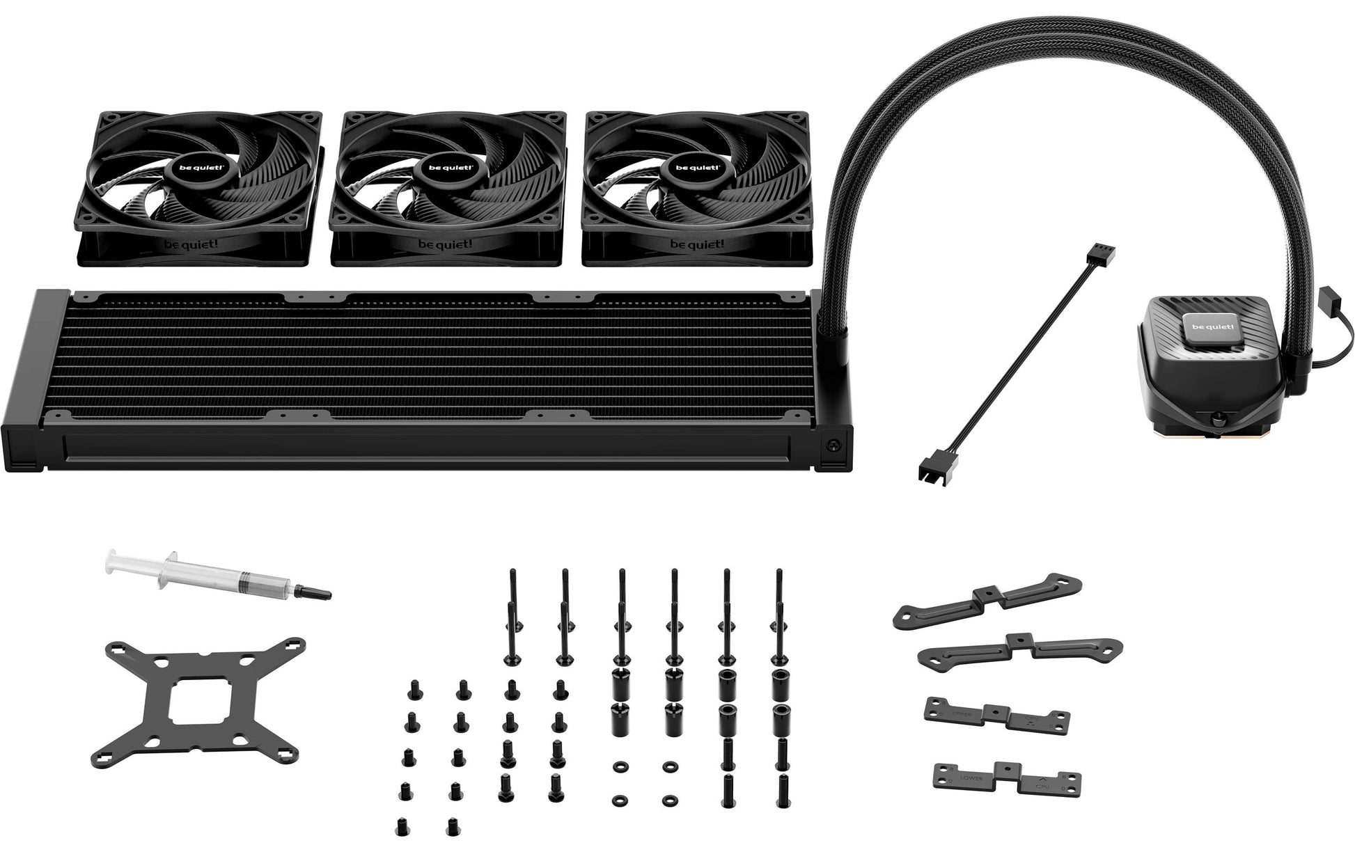 be quiet! be quiet PURE LOOP 3 – All-in-One Flüssigkeitskühler – 360 mm, 3×120 mm Lüfter, 101,2 m³/h, Schwarz
