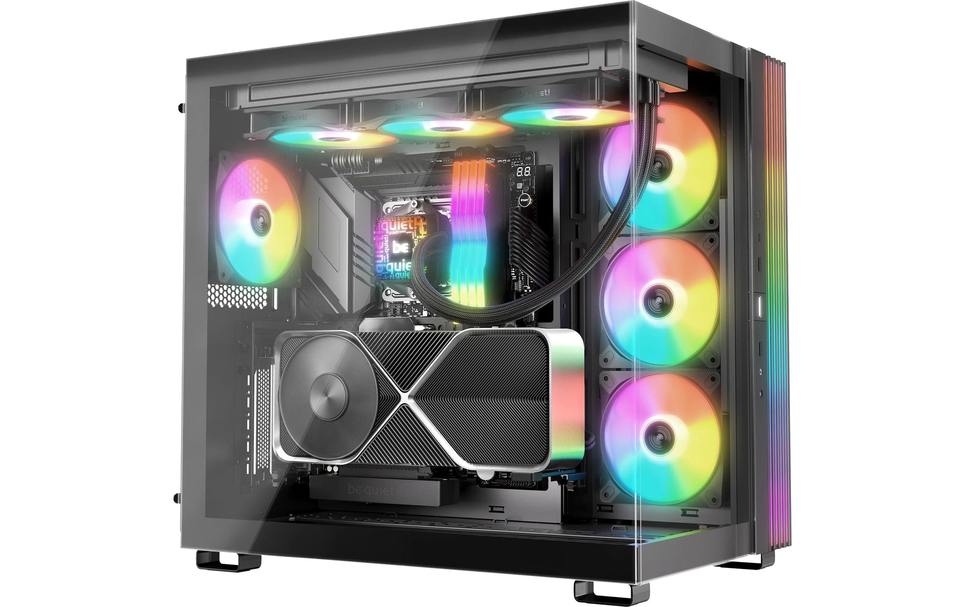 be quiet! be quiet PURE LOOP 3 LX – AIO-Kühler – 360 mm, 3×120 mm, 105,1 m³/h, Schwarz, für LGA 1700, AM5, AM4 und andere