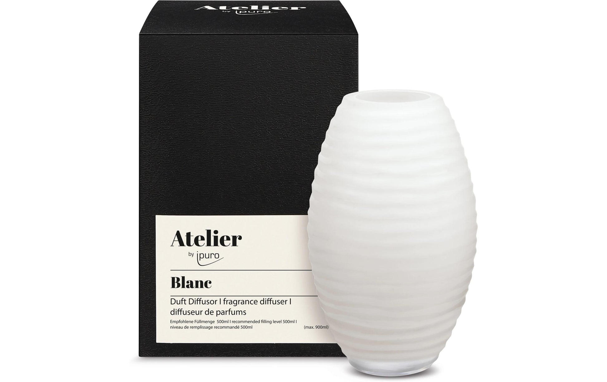 ipuro Duftvase ATELIER Weiss Mittel – 900 ml