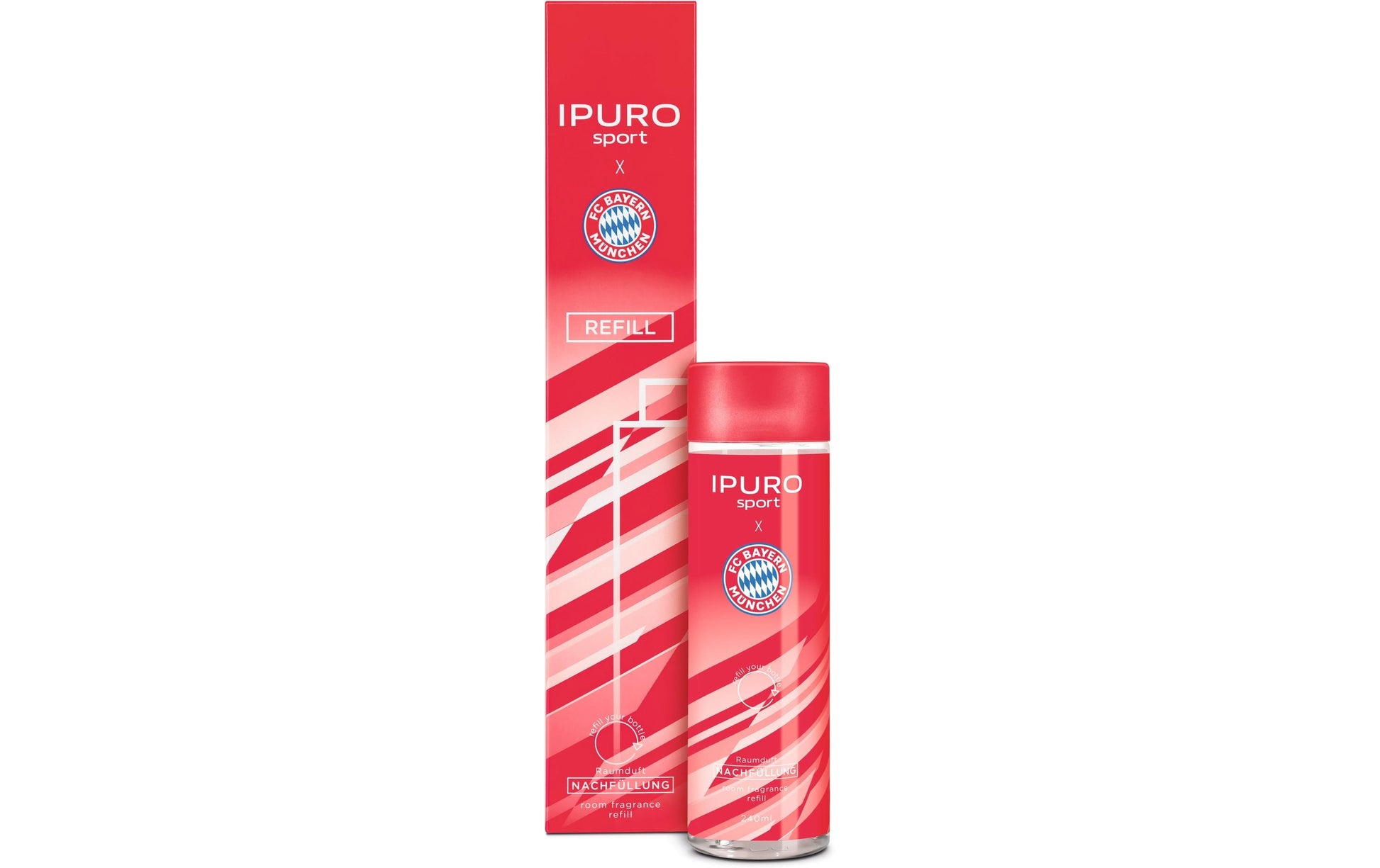 ipuro Nachfüllung für Duftstäbchen, FC Bayern München, 240 ml