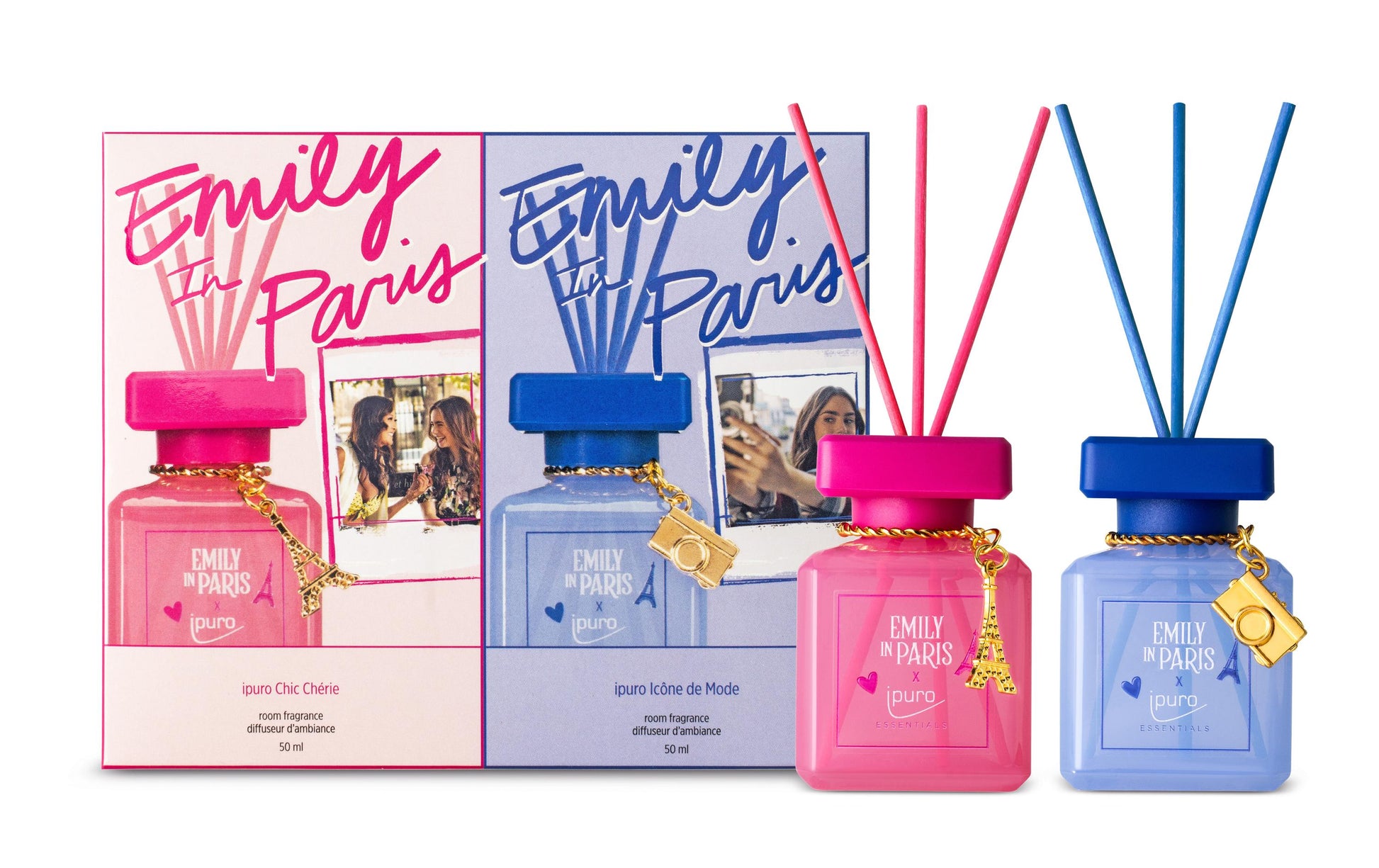 ipuro ESSENTIALS Emily in Paris – Duftstäbchen, Lavendel, 100 ml