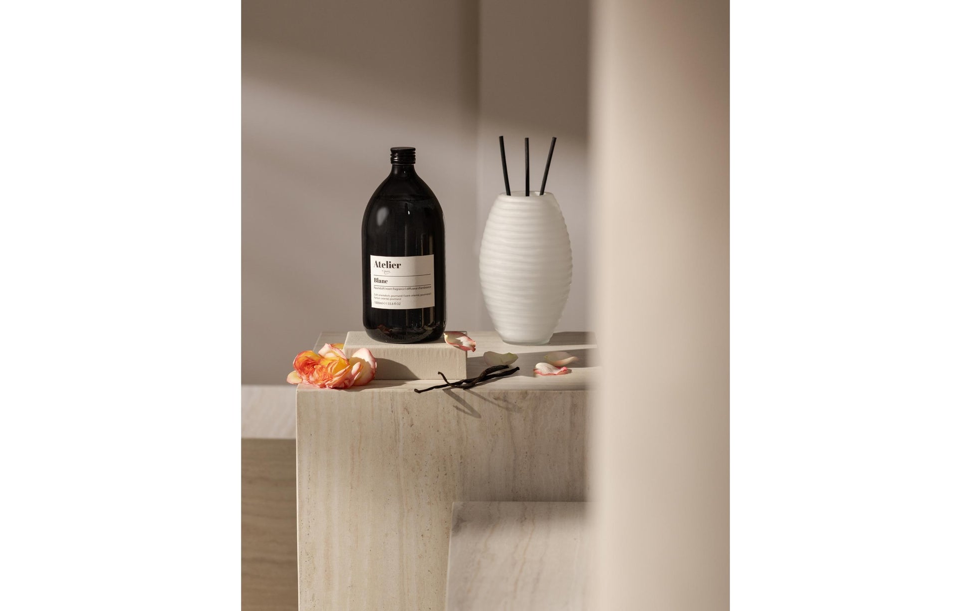 ipuro Nachfüllung für Duftstäbchen, Atelier Blanc, 1'000 ml