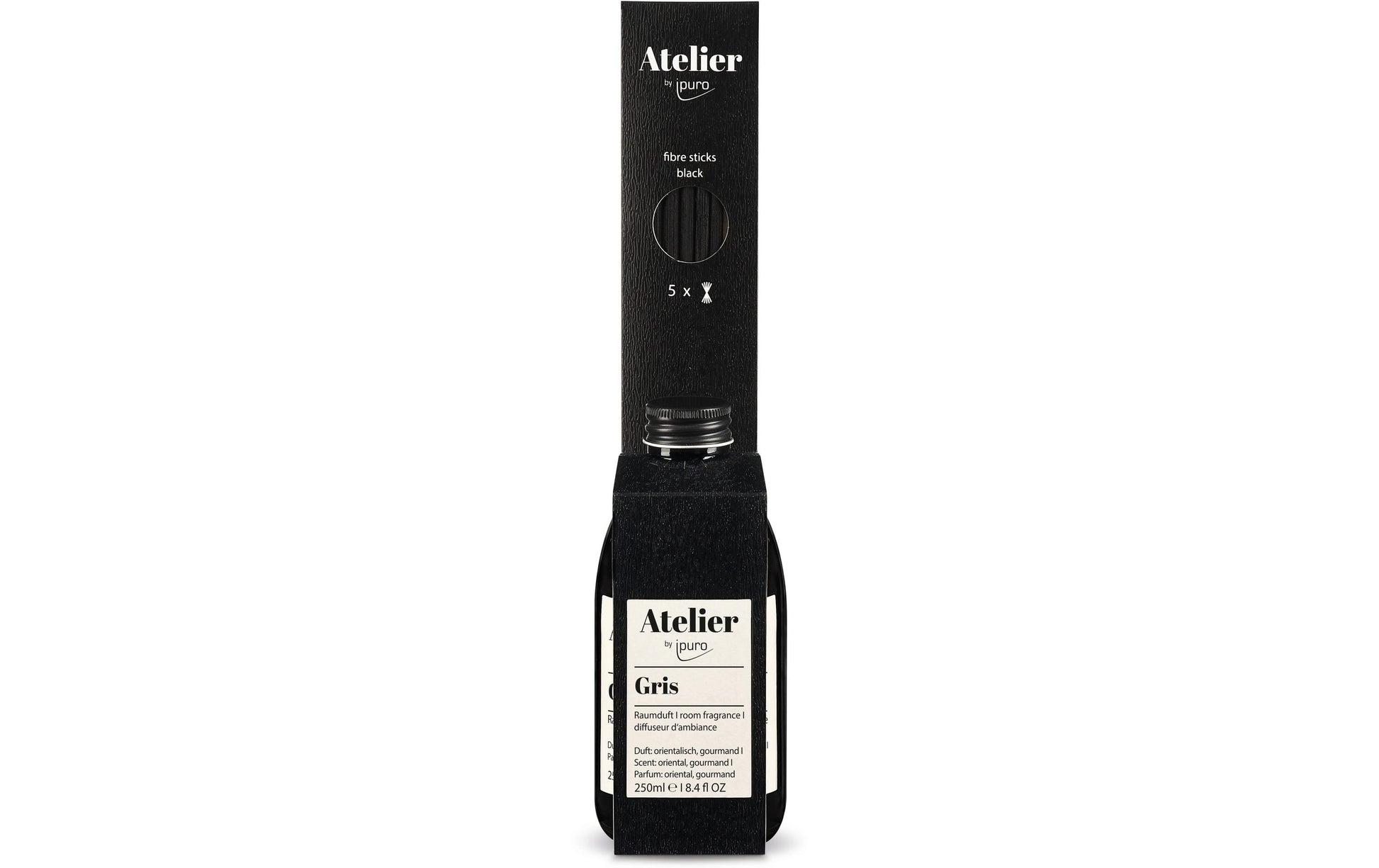 ipuro Nachfüllung für Duftstäbchen, grau, 250 ml